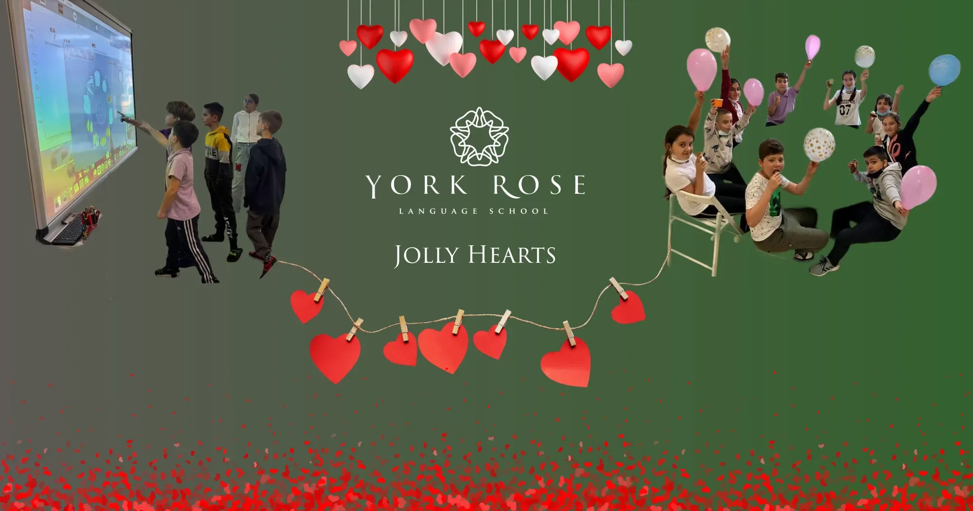 York Rose Language School Constanța – curs de vară Jolly Hearts pentru copii, activități interactive și învățare prin joc în limba engleză