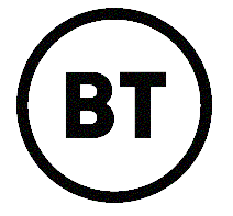 BT logo in a black circle.