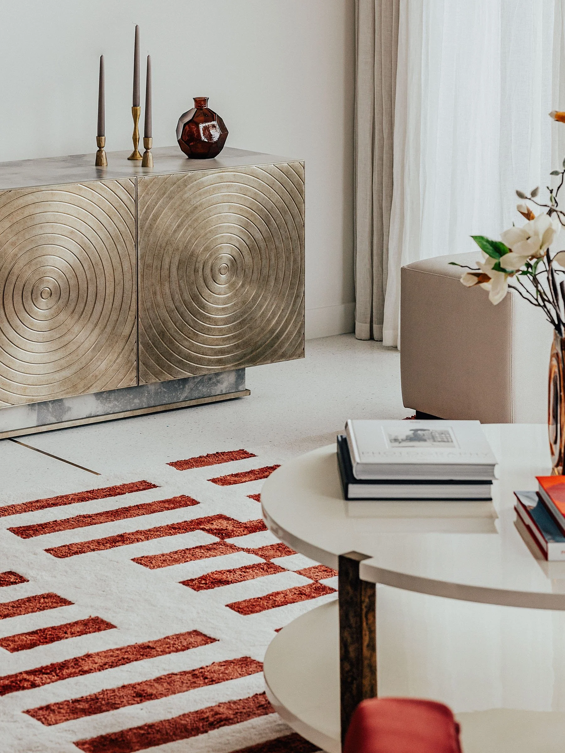 Penthouse Elegance at BBC TV Centre by Jemma Goodman Design