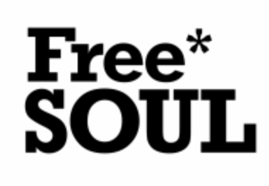 Text saying "Free* SOUL" in black on a white background