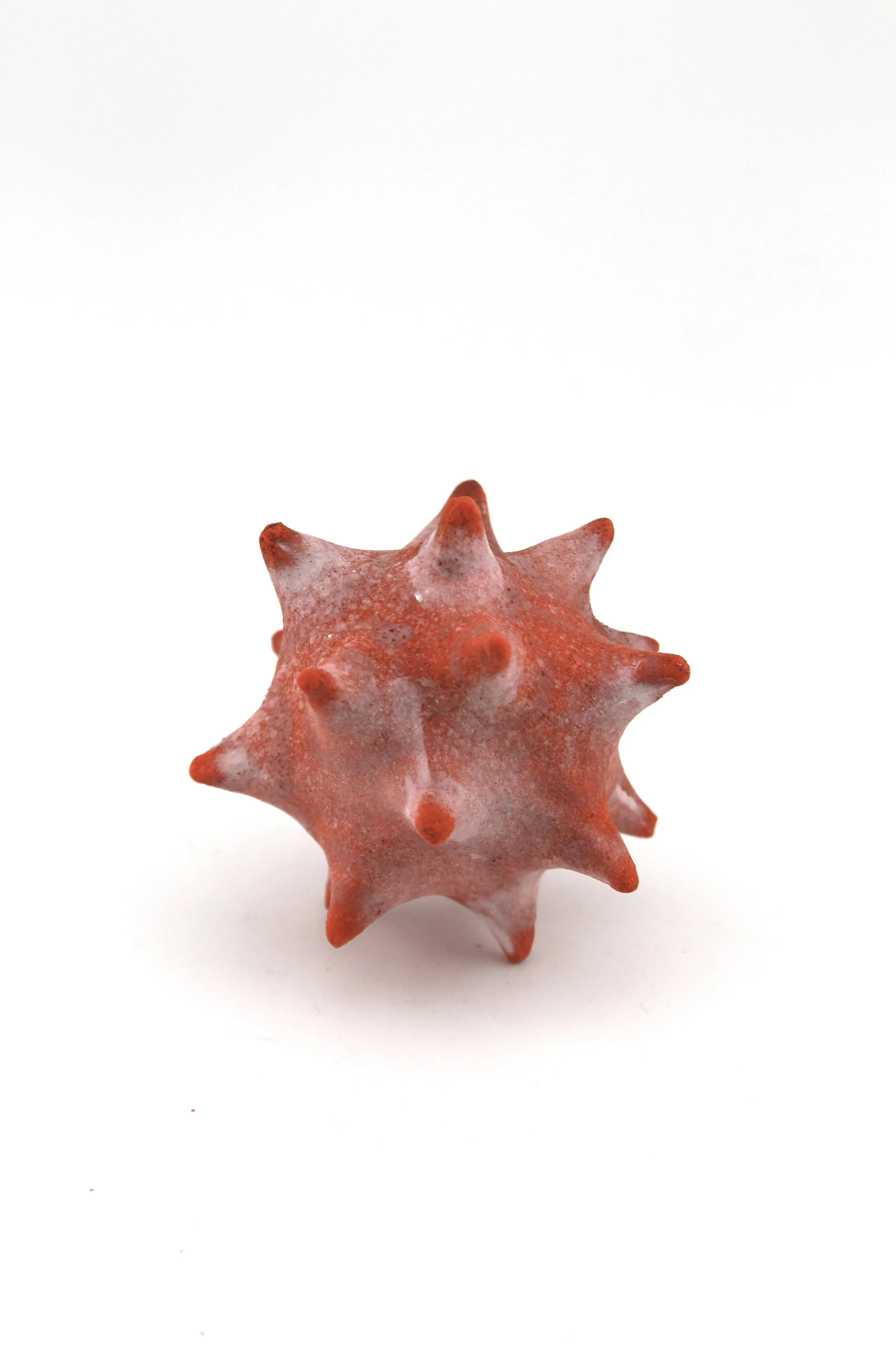 Spinosus Specimen (2026) - Stoneware, underglaze, glaze - 3 x 3 x 3 in 