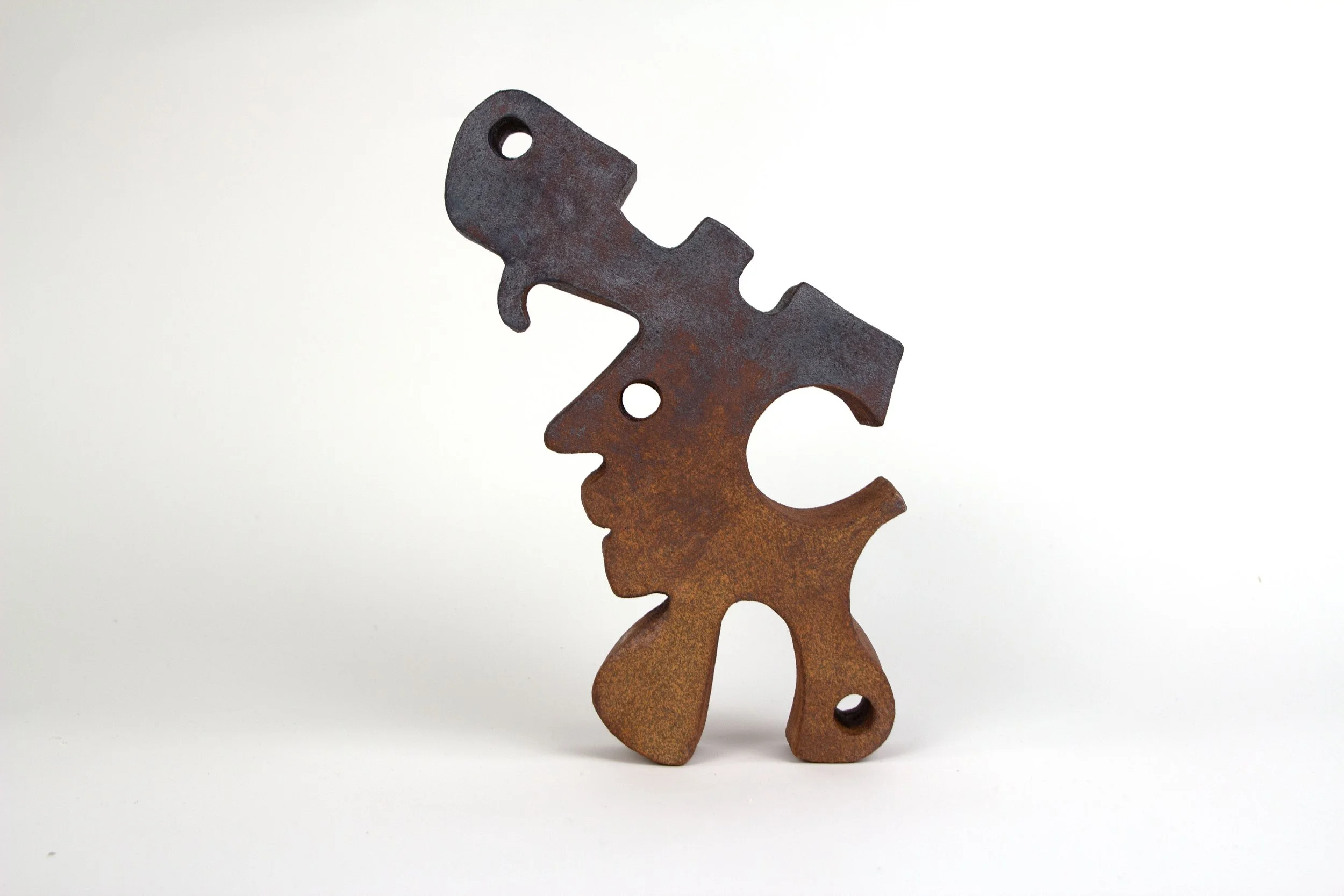 Genus II (2025) - Stoneware, iron oxide