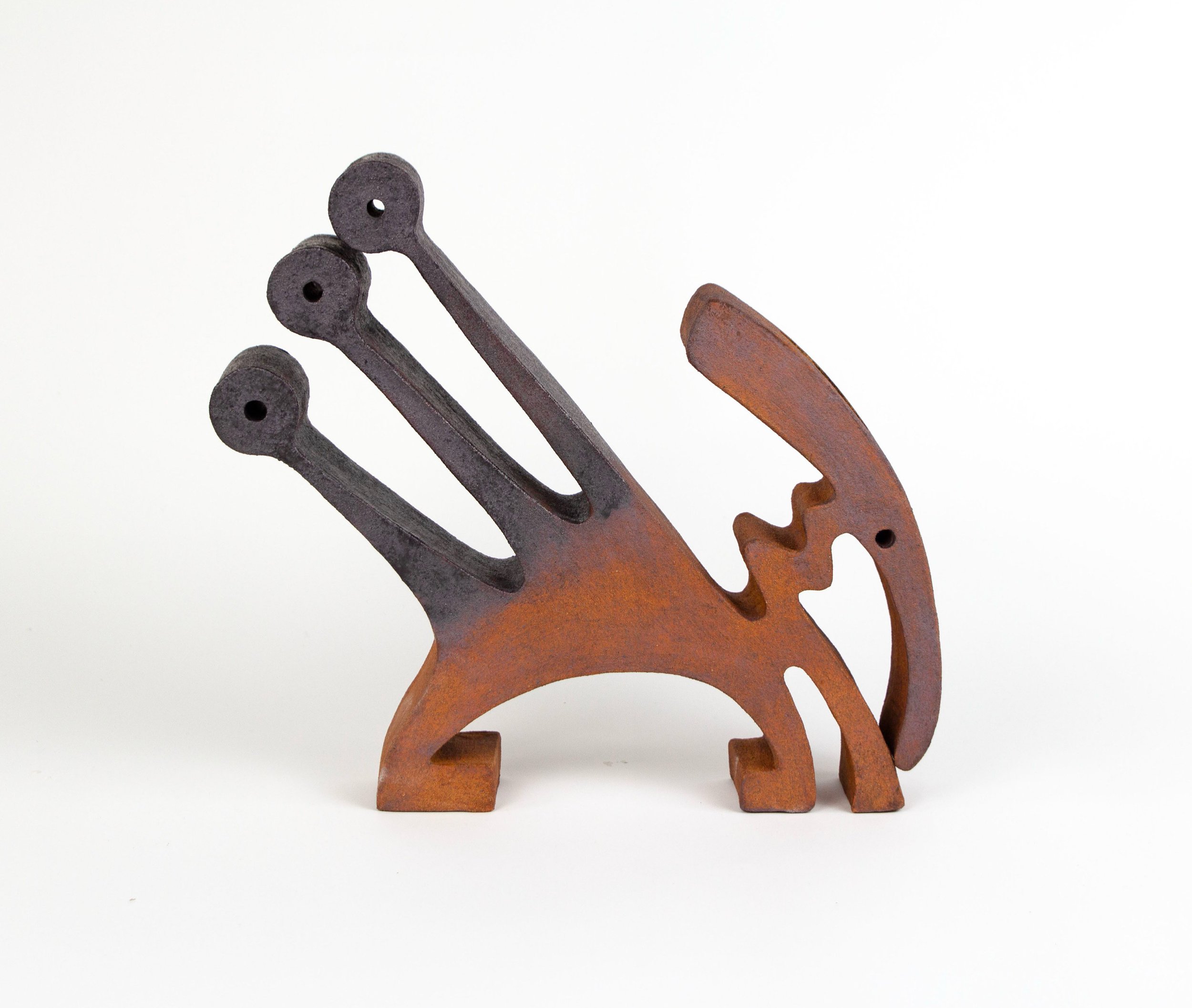 Genus III (2025) - Stoneware, iron oxide
