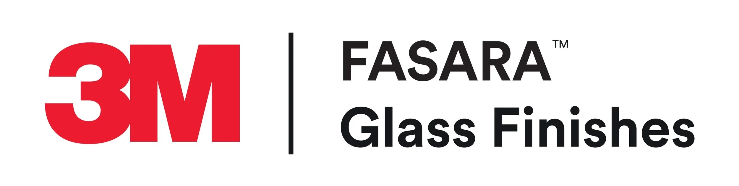 Logo for 3M Fasara Glass Finishes.