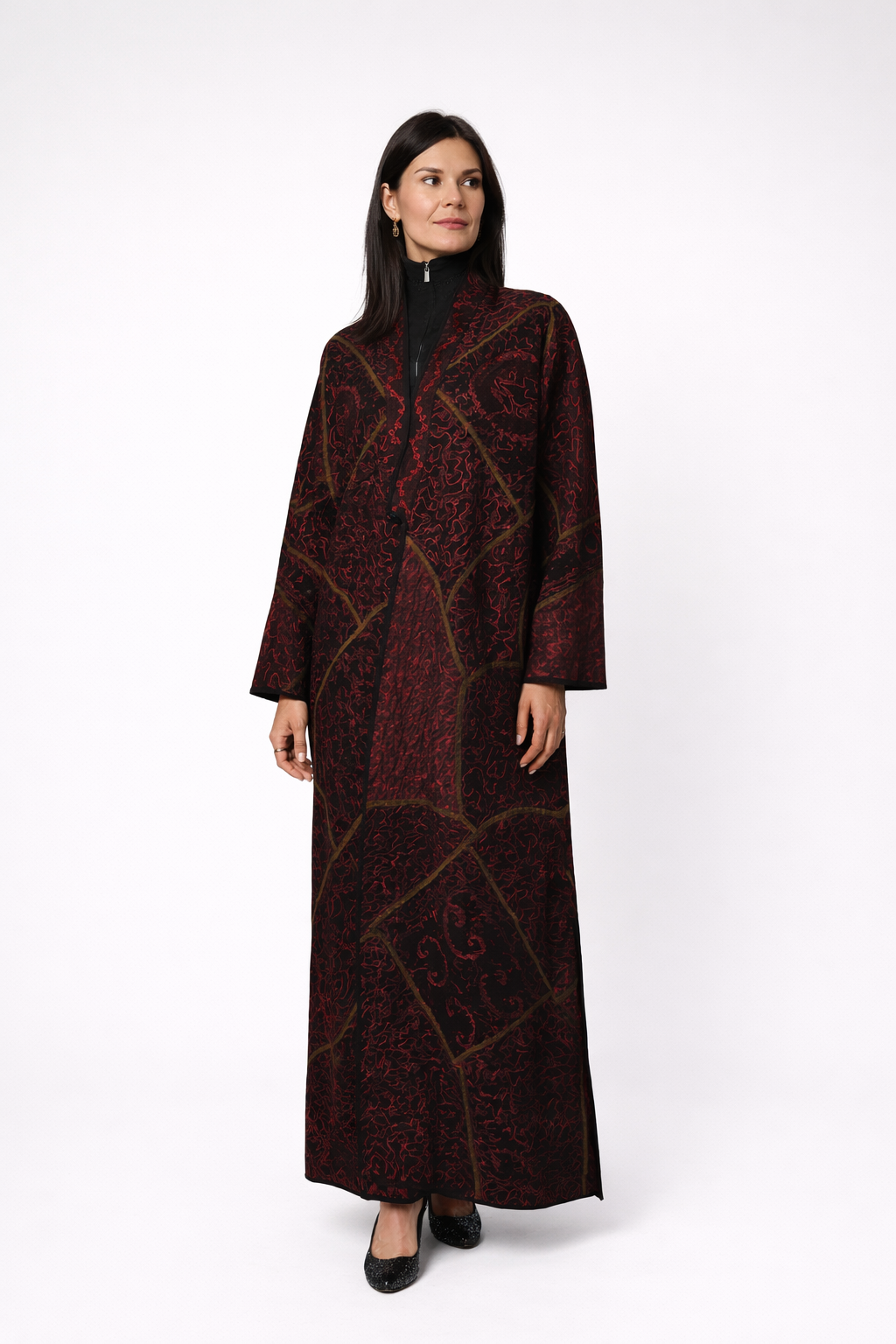 Chapan Crimson Black