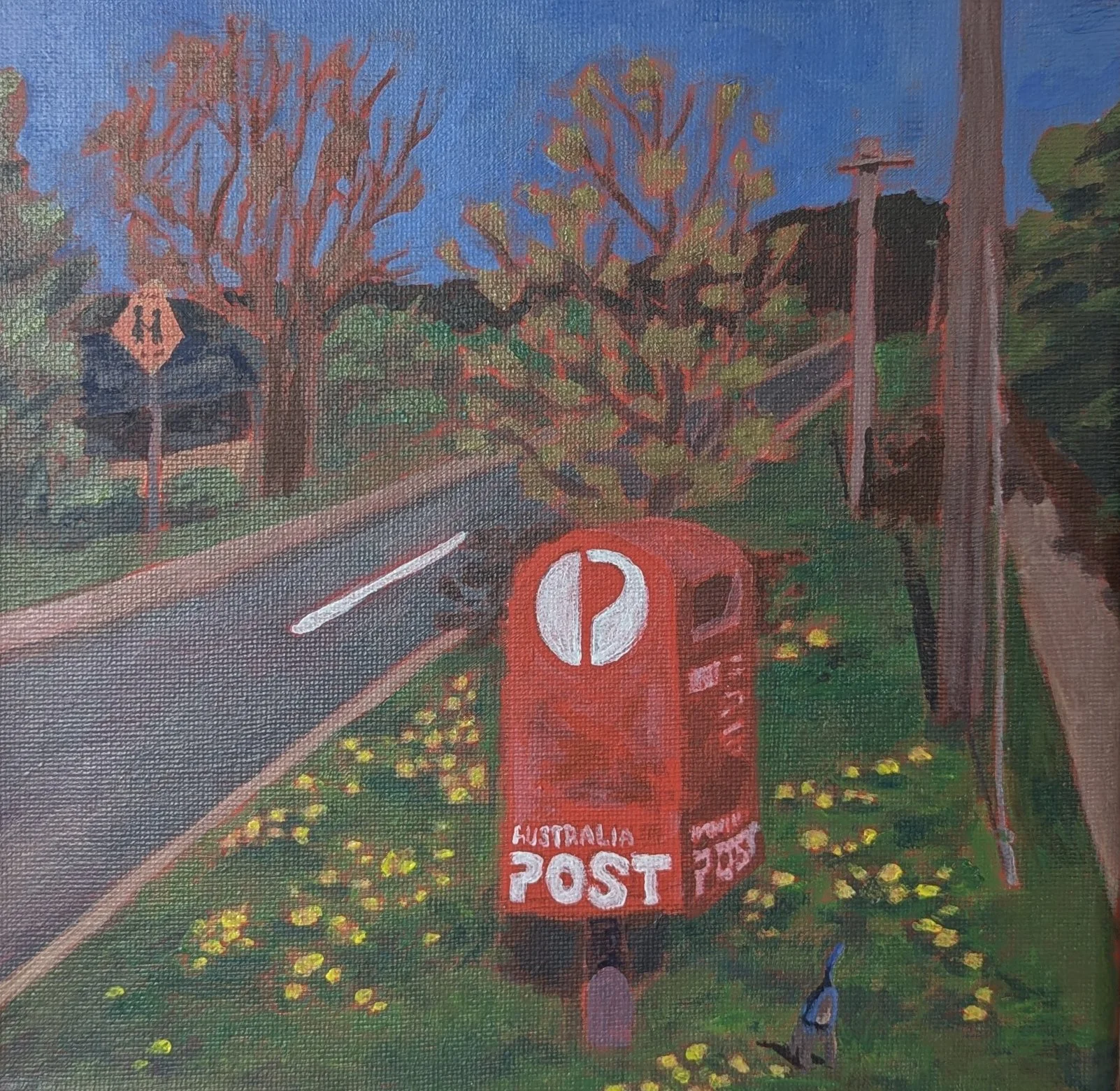 Eliott June O'Dowd, 2025, Sighting at Davenport Post Box.jpg