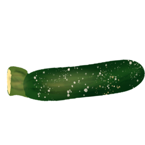 Fresh cucumber with water droplets on a black background.
