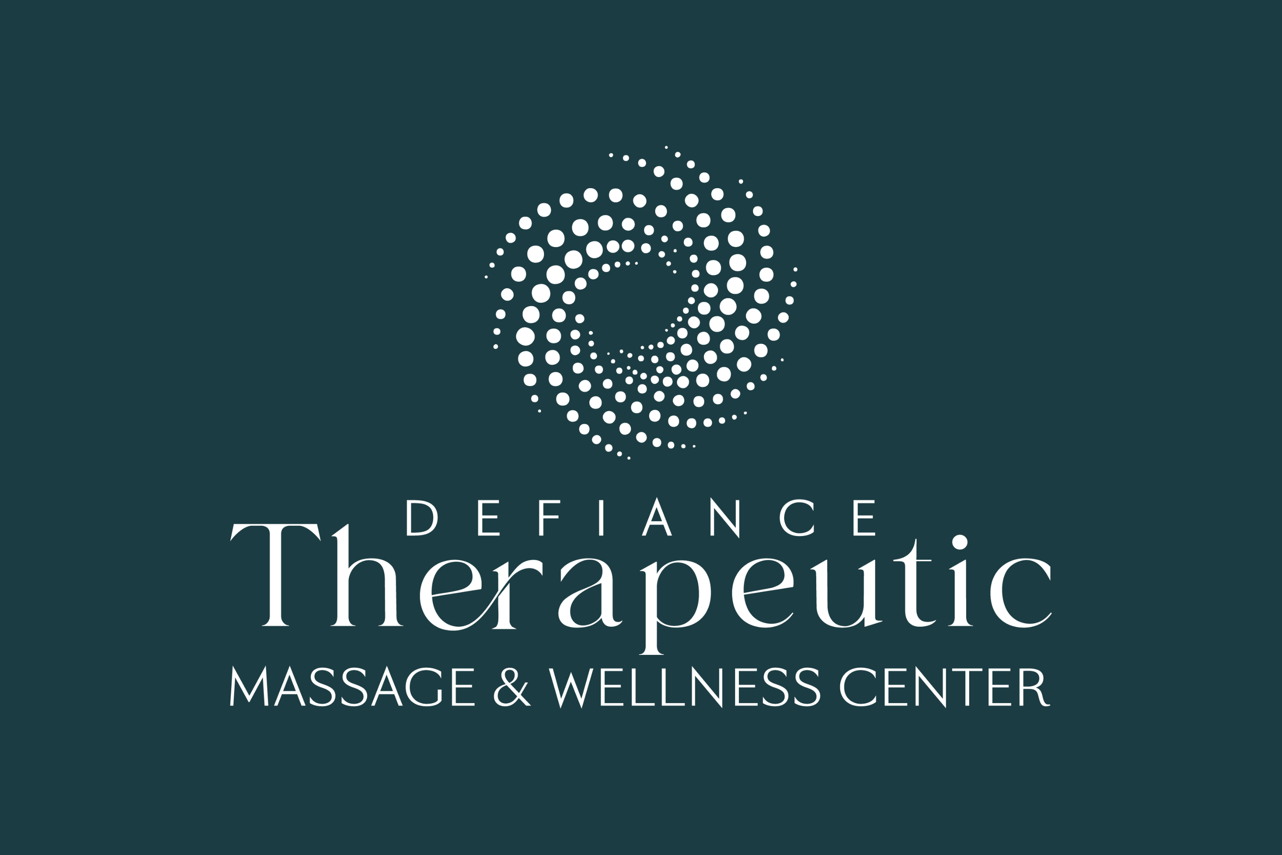 Defiance Therapeutic Massage and Wellness Center logo for healthcare client