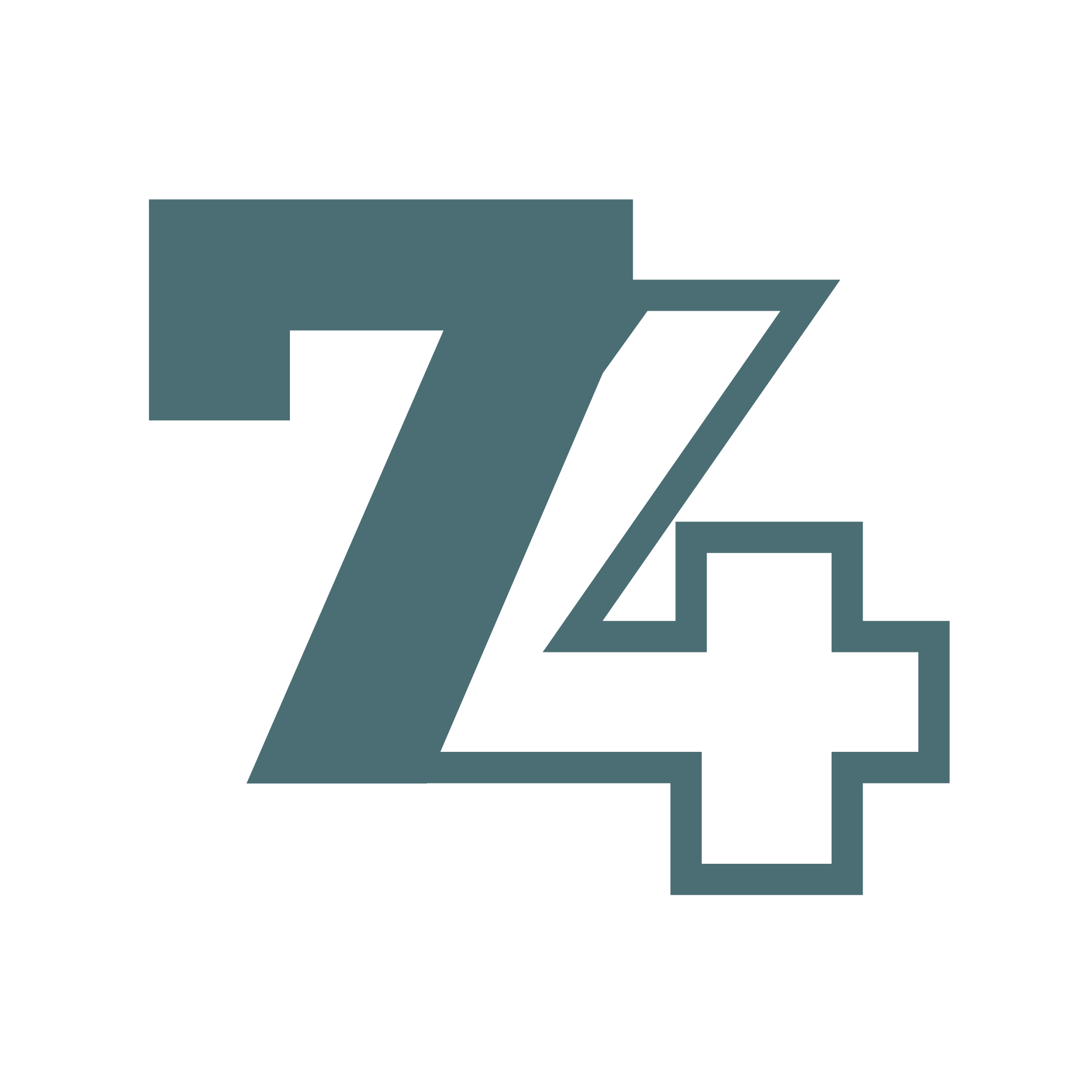 Graphic of the Seven4 Marketing LLC icon.