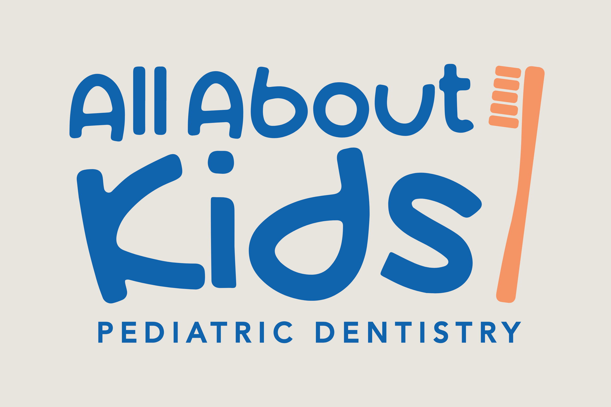 All About Kids Pediatric Dentistry logo, a Seven4 Marketing client focused on children’s dental care.