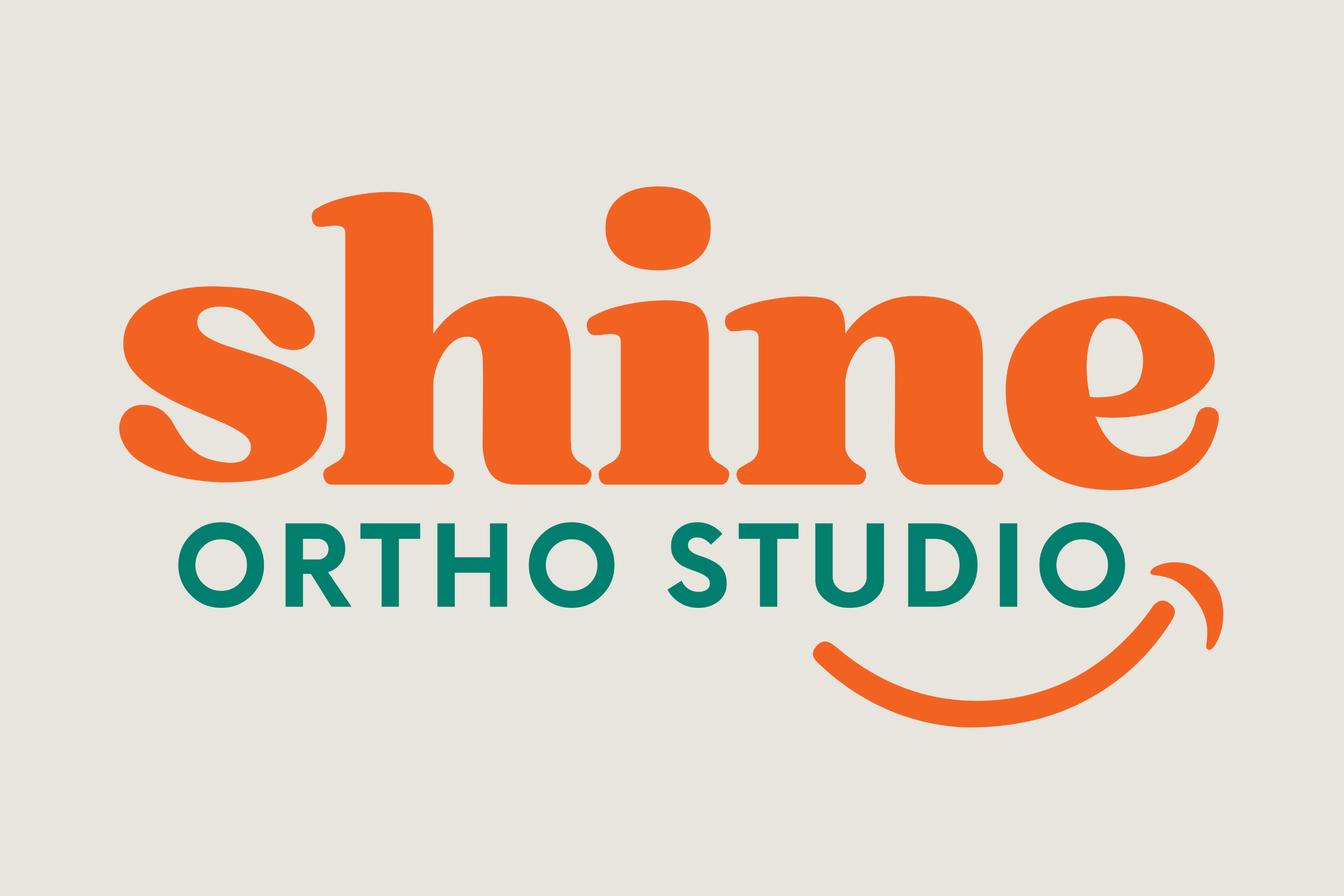 Shine Ortho Studio logo, a Seven4 Marketing client offering orthodontic care for all ages.