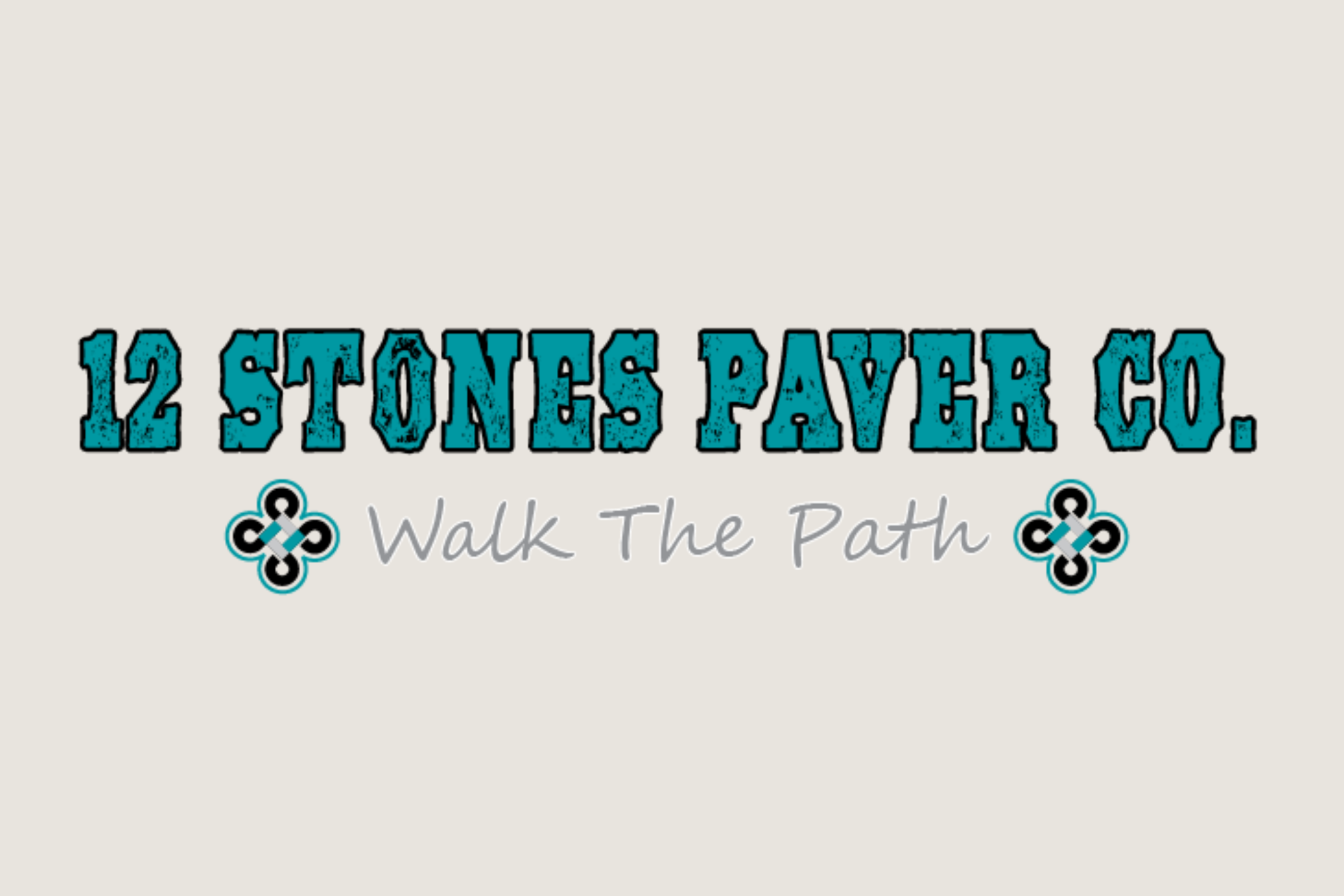 12 Stones Paver Co. logo, a Seven4 Marketing client specializing in custom patios, pavers, and outdoor hardscapes.