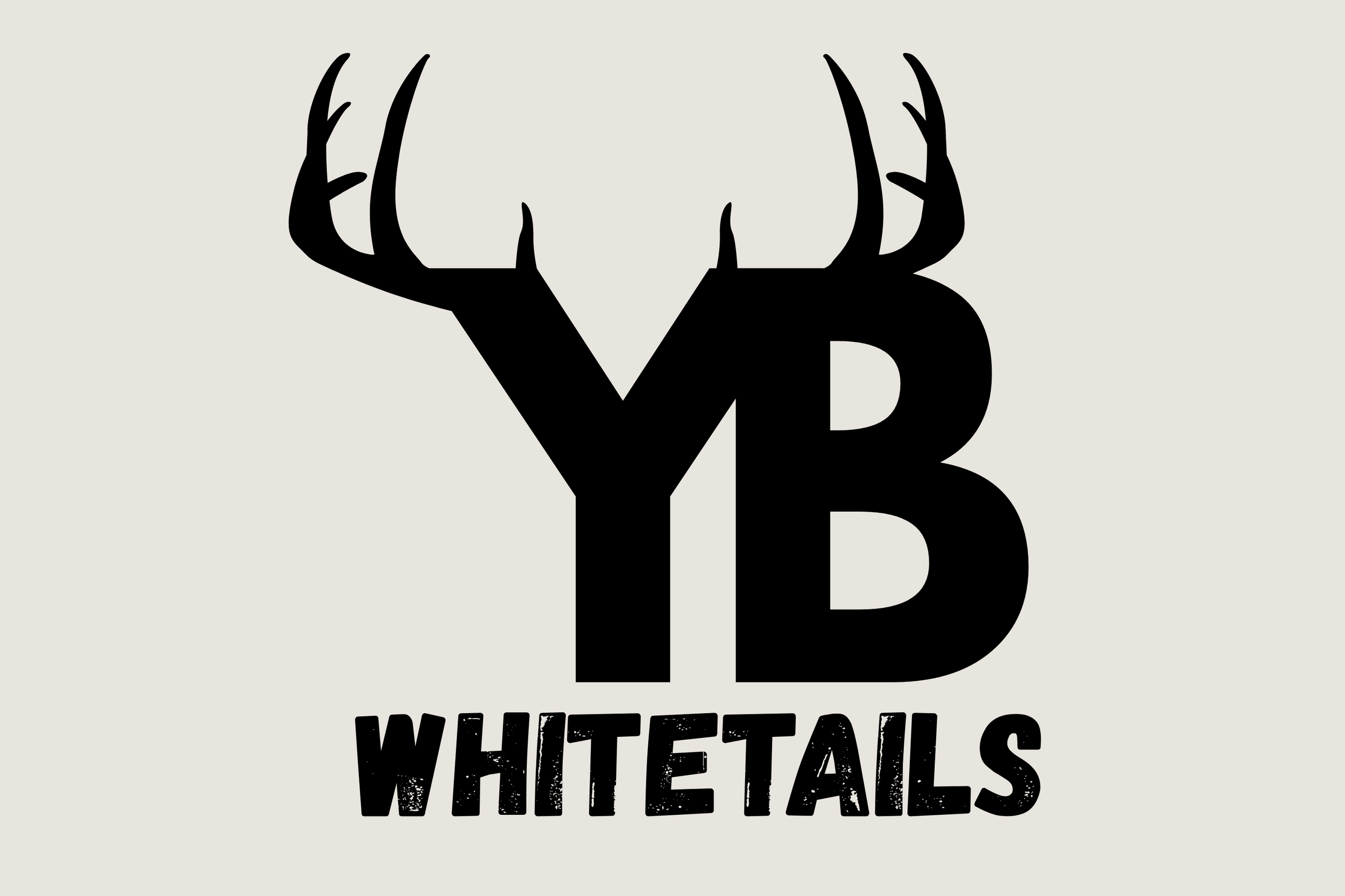 YB Whitetails logo, a Seven4 Marketing client specializing in whitetail deer breeding and wildlife services.