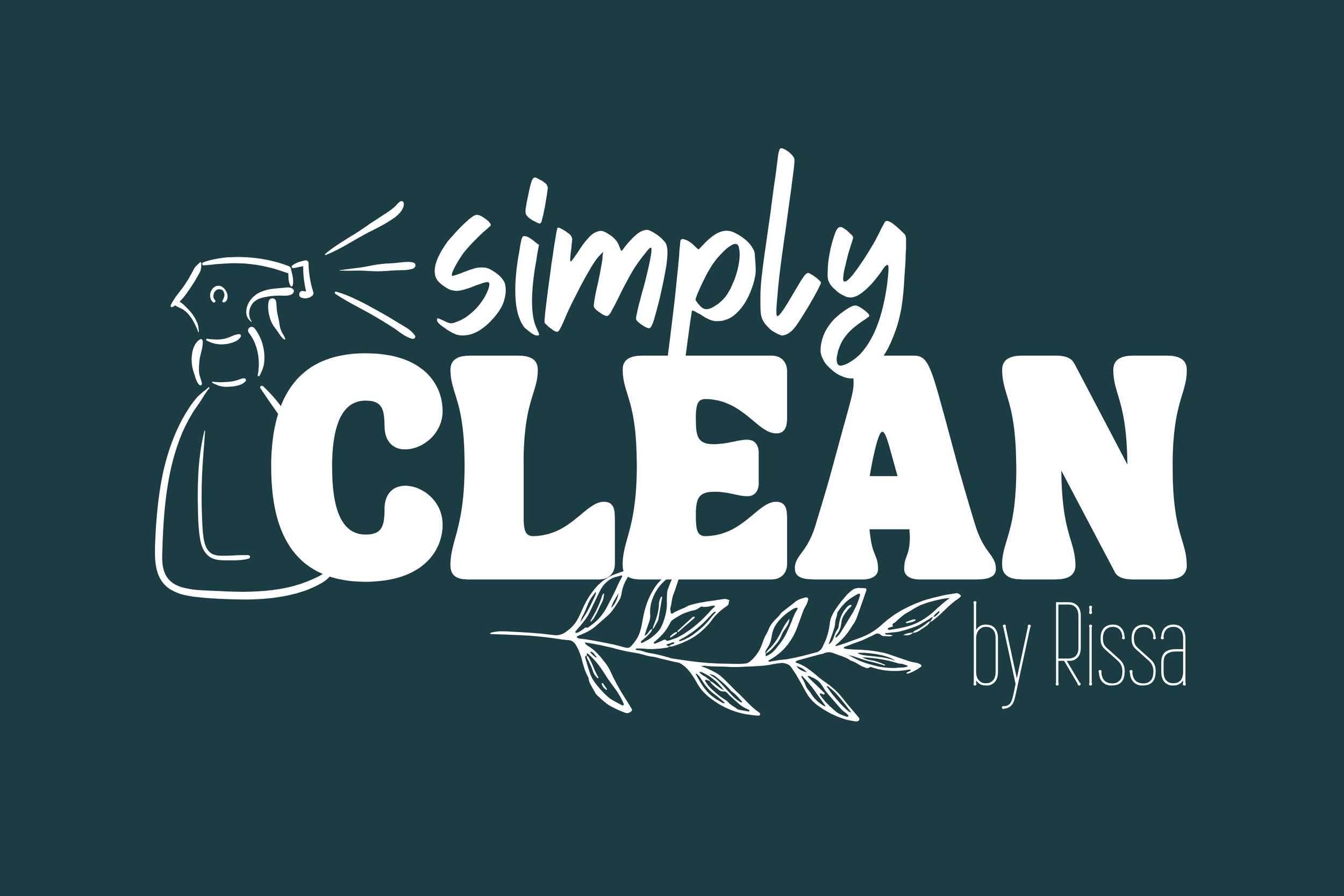 Simply Clean by Rissa logo for professional cleaning services business