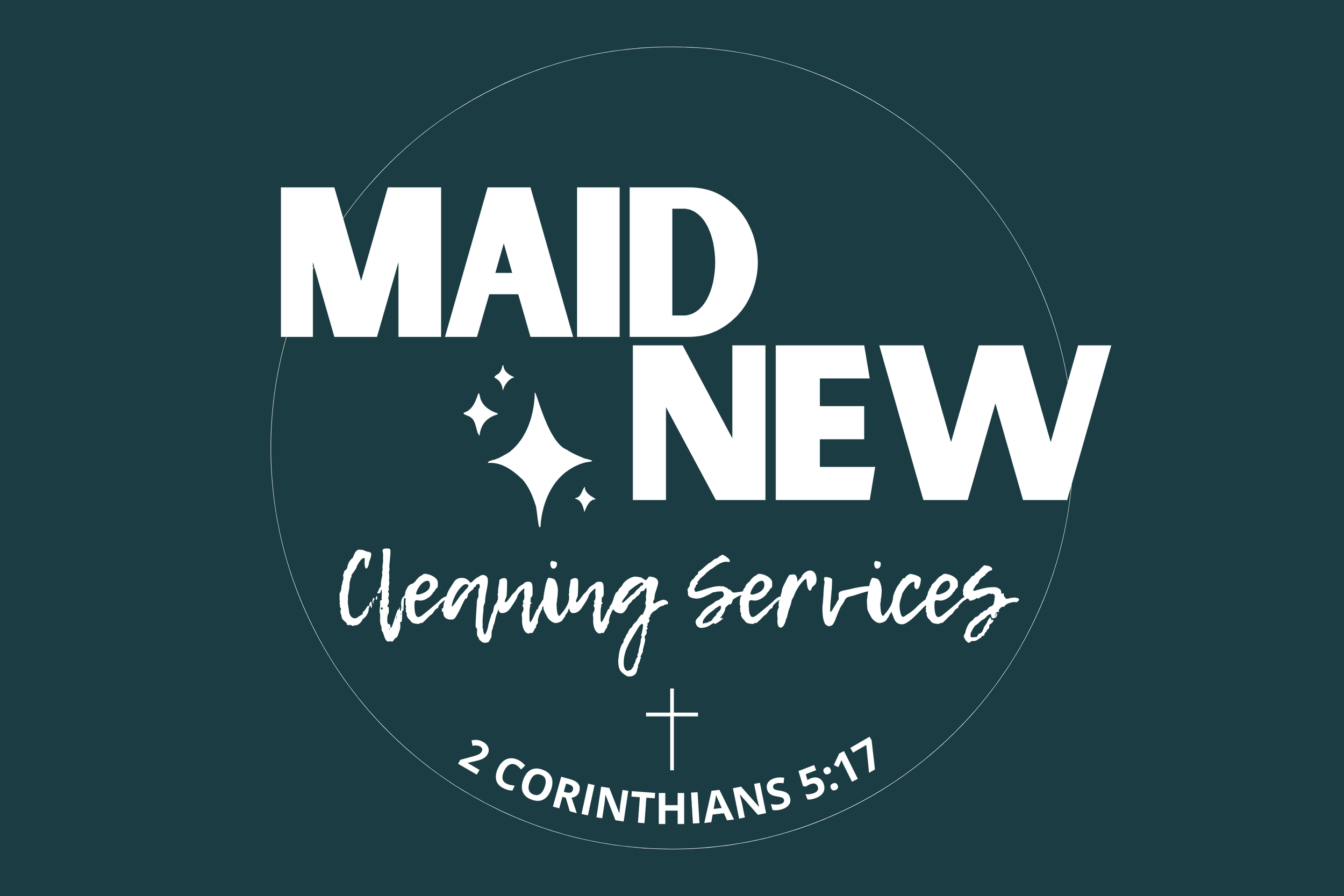 Maid New Cleaning Services logo for residential cleaning business