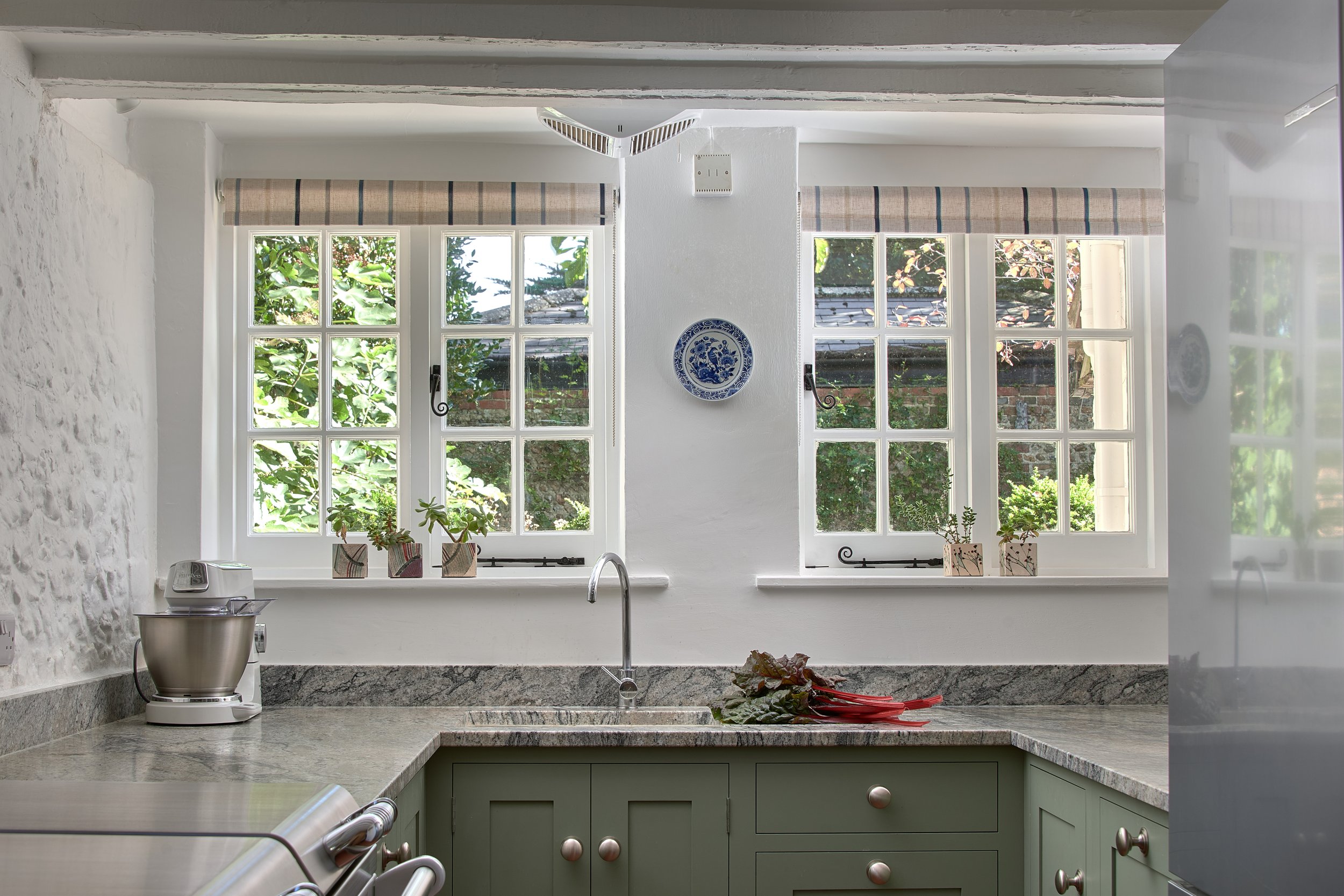 Hand painted kitchen