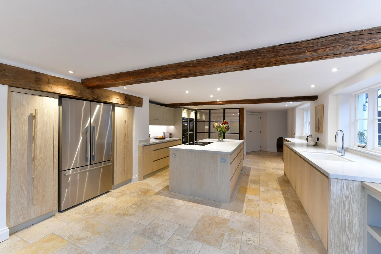 Modern oak kitchen
