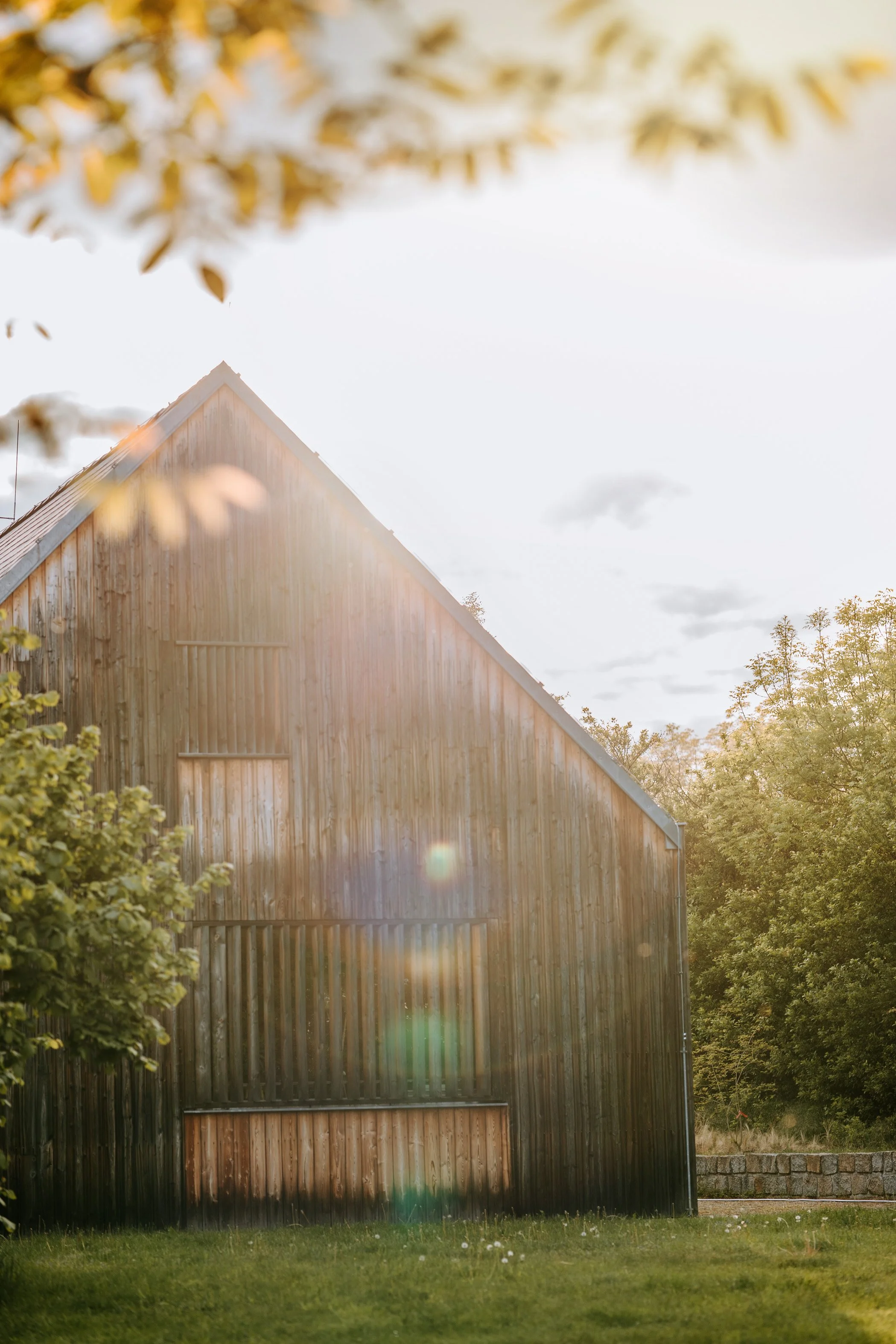 přirozené světlo focení zahrada