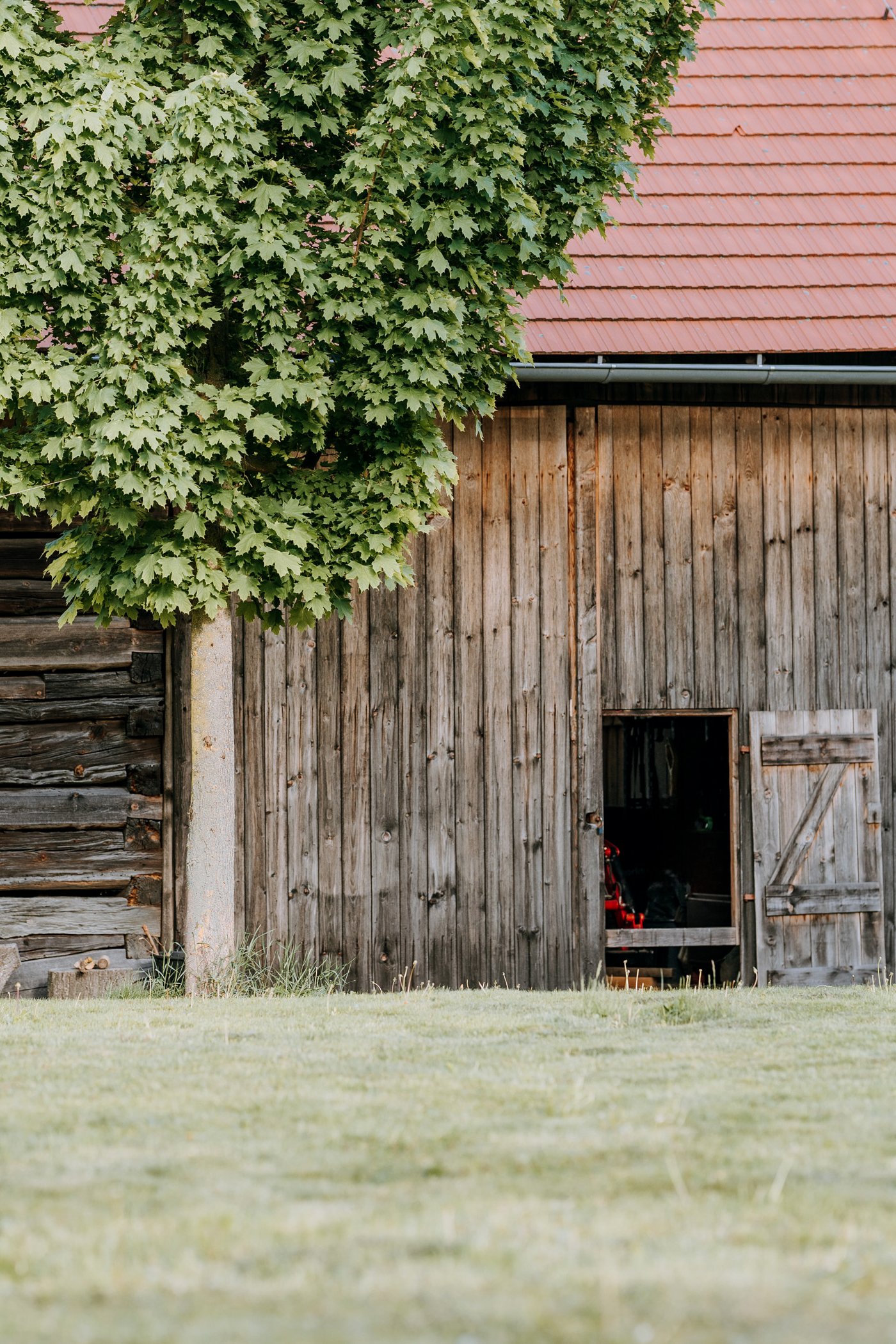 svatební obřad v zahradě a ve stodole Mladá Boleslav