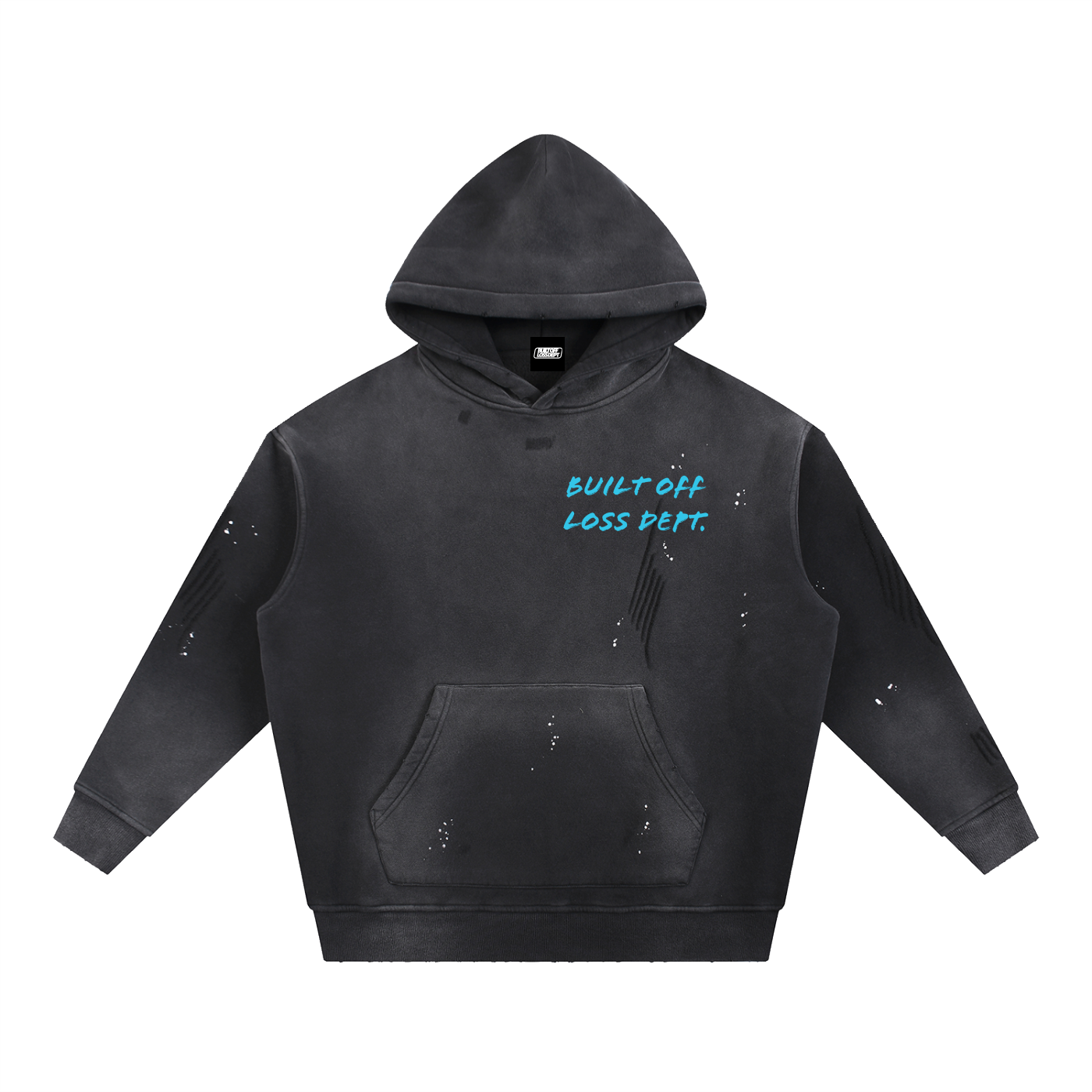 Blue/Black 'Loss into Lesson' Hoodie