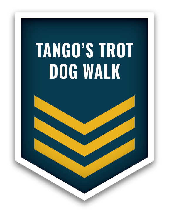 tango's trot dog walk button