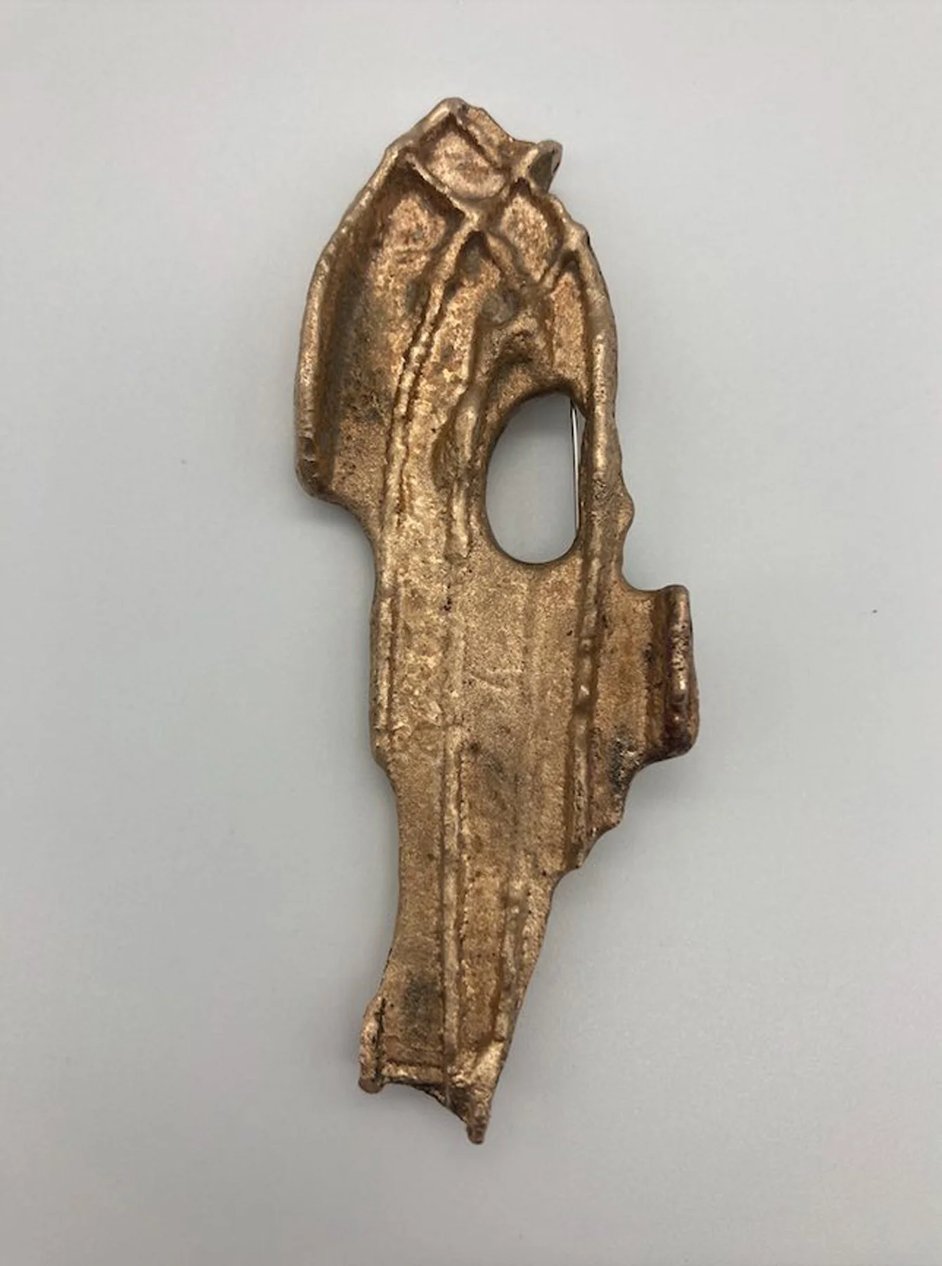  Window to the Soul , Brooch, 2022 Bronze