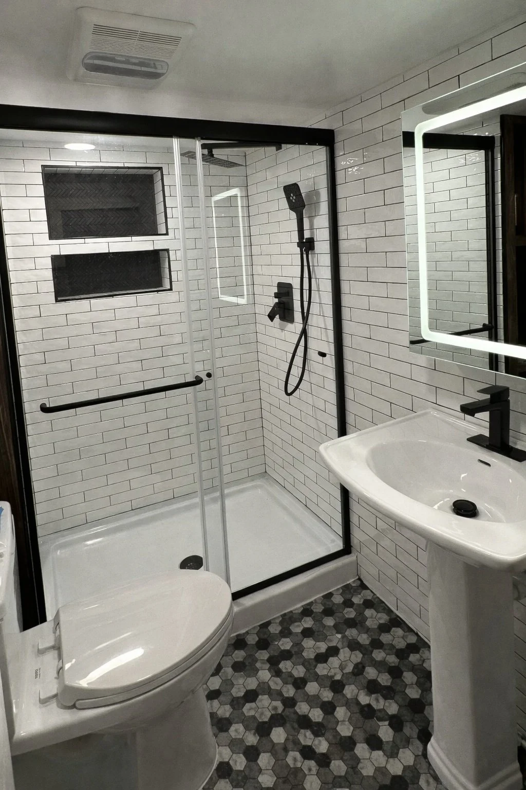 Tile done by "Excellence Flooring & Tile"