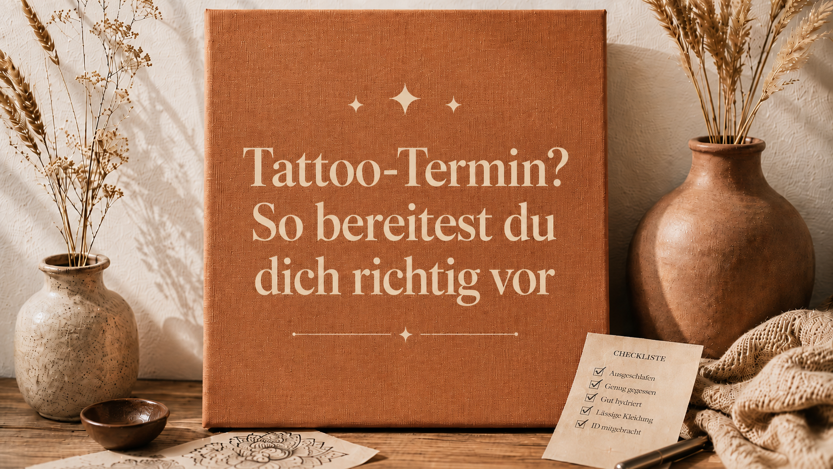 So bereitest du dich optimal auf deinen Tattoo-Termin vor