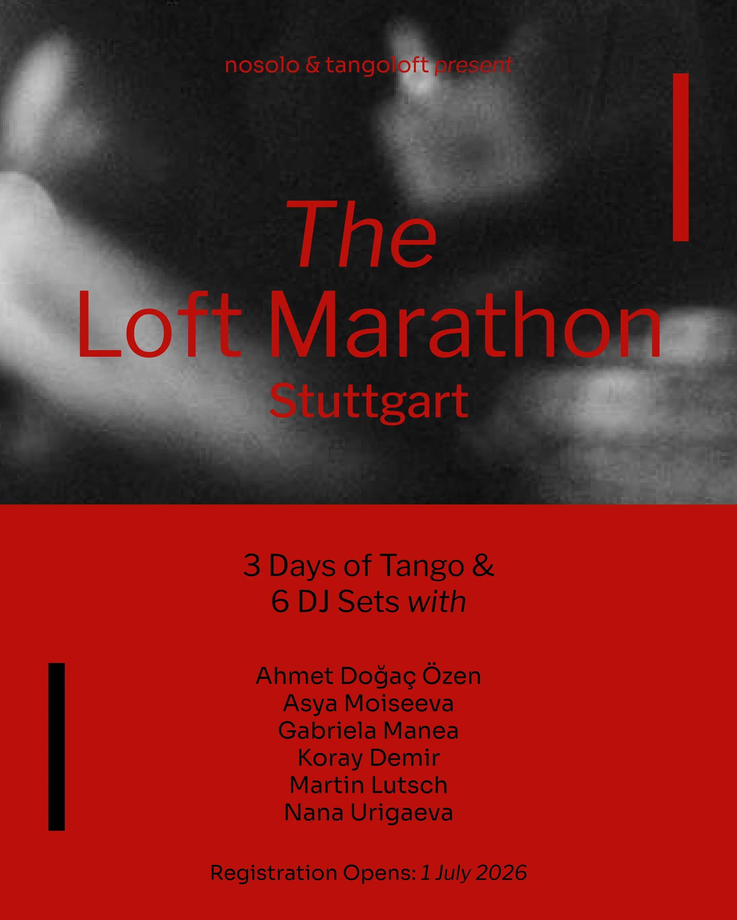 The Loft Marathon Stuttgart is organized by Tangoloft Stuttgart in collaboration with nosolo culture.