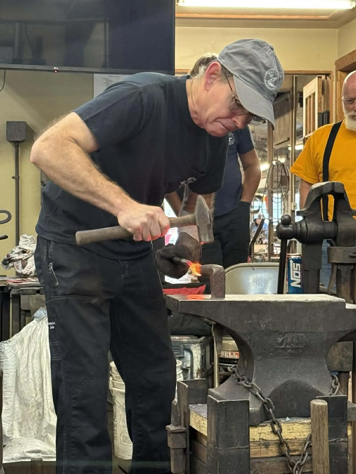 Rob Robinson demonstrating at John C Campbell Folk School - November 2025