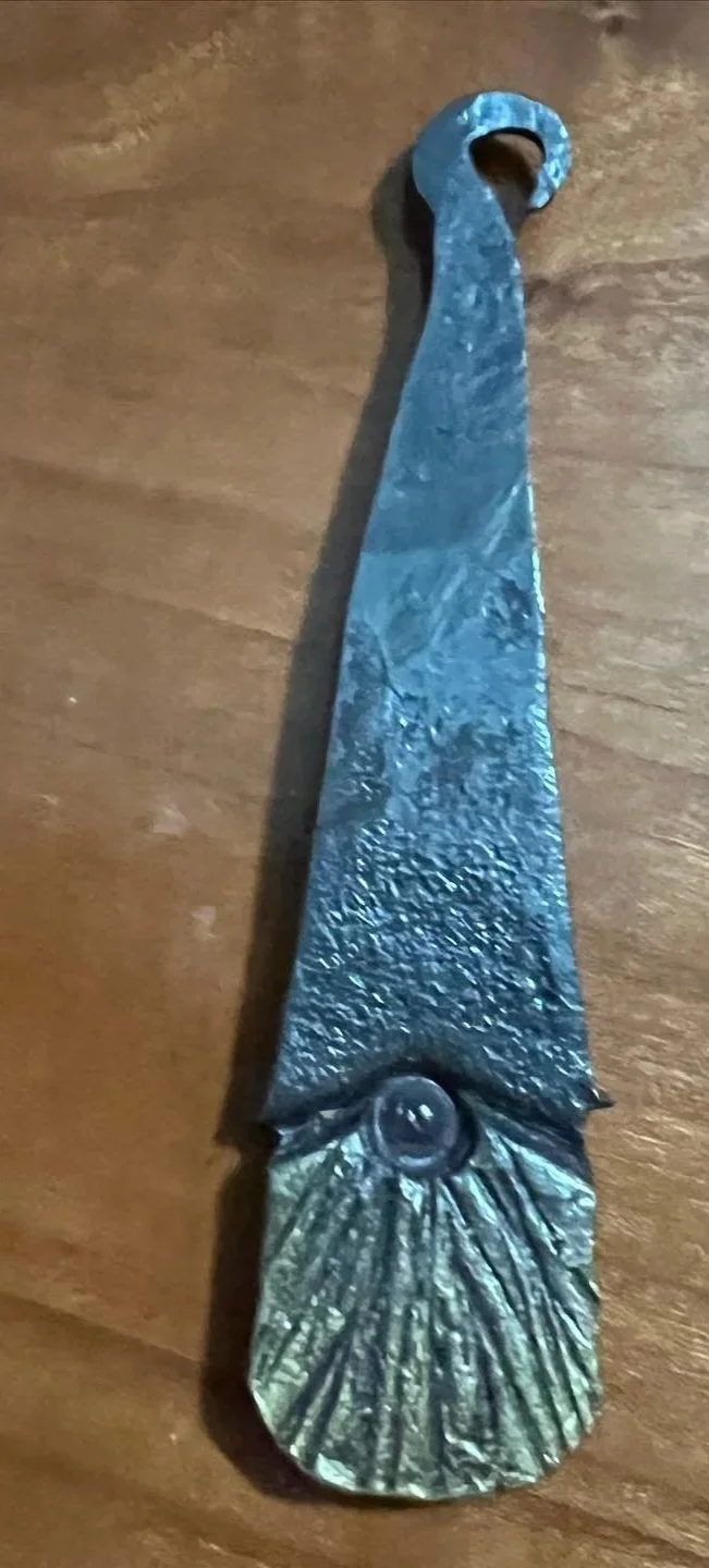 Forged holiday cheer: gnome Christmas ornament