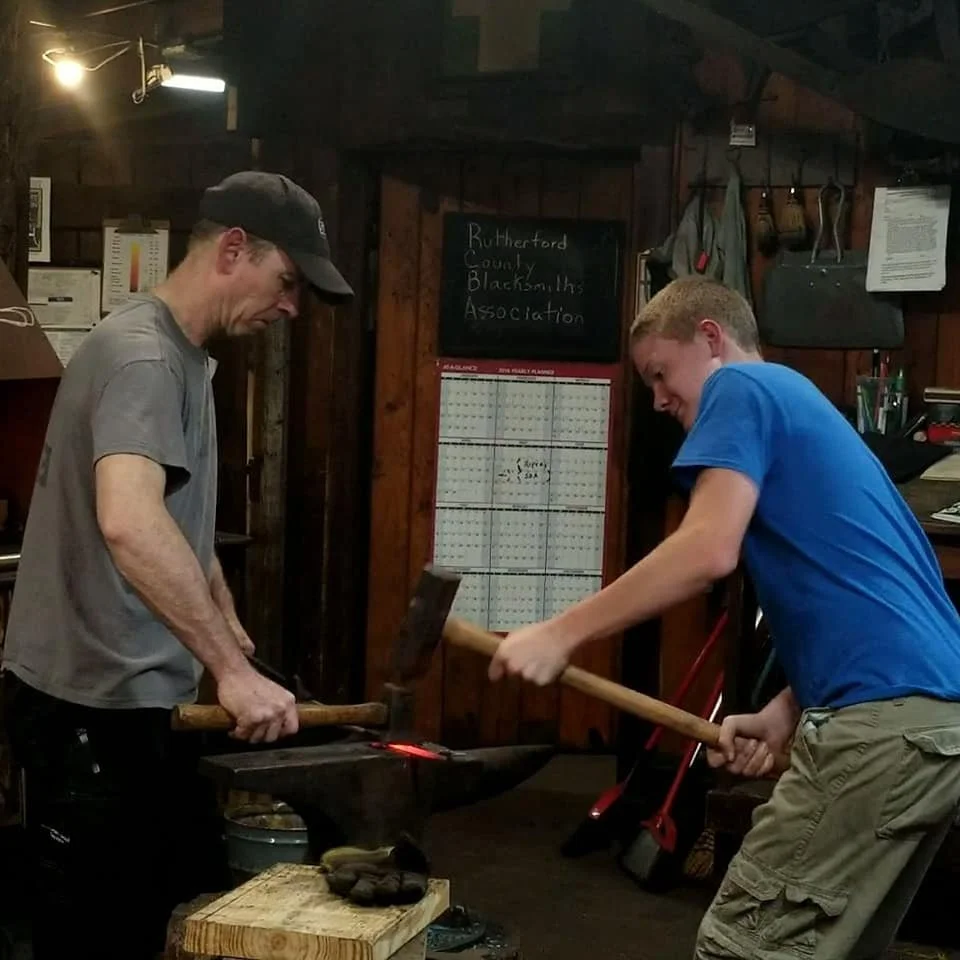 Rob Robinson and Cameron Robinson