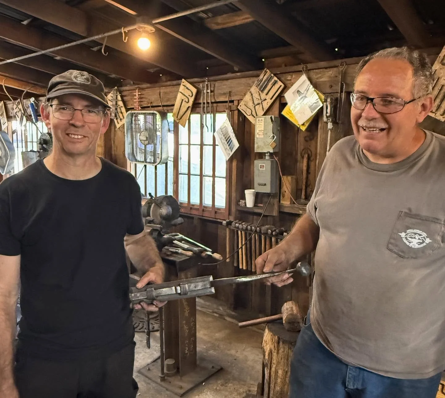 	
Rob Robinson & Daniel Pellitier at RCBA Hammer-In Sept 2025