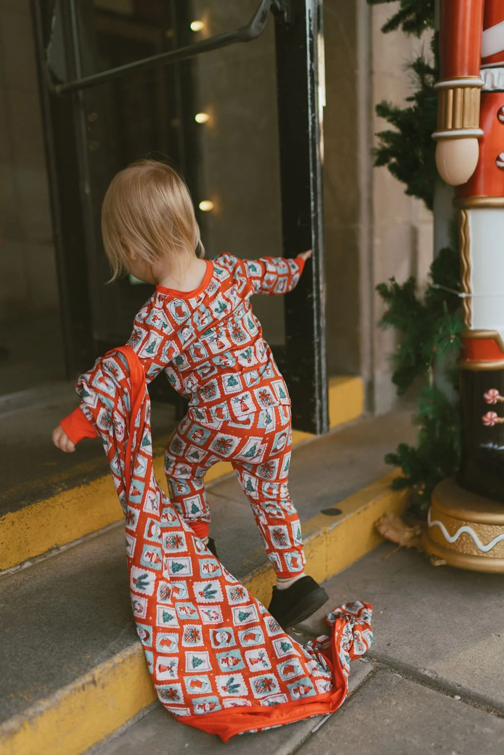 Christmas Patchwork Bamboo Blanket