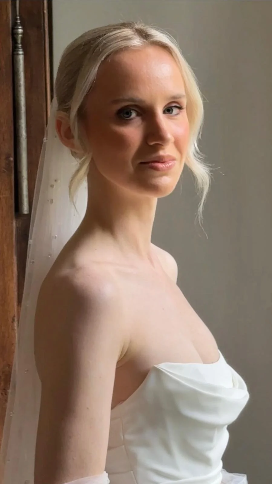 Professional bridal makeup for a modern bride