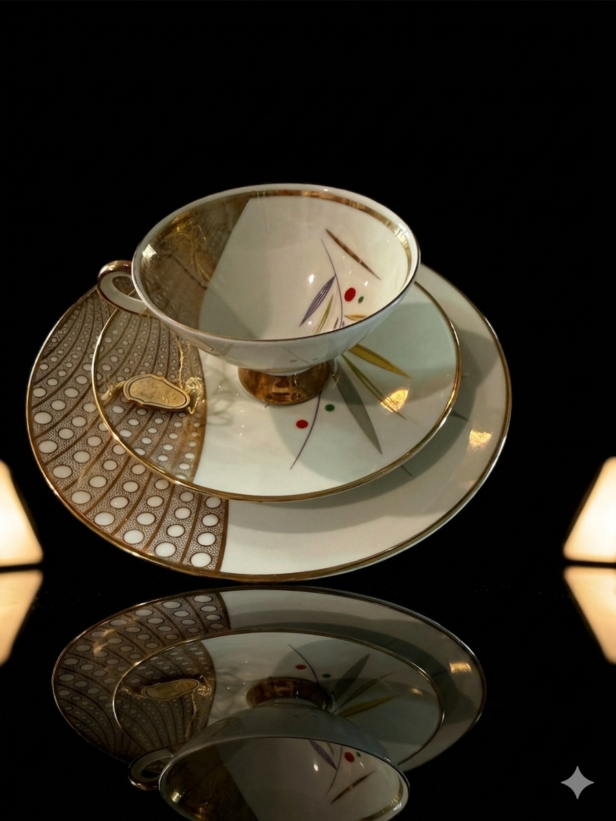 Teacups - Bavarian Winterling 3-piece set
