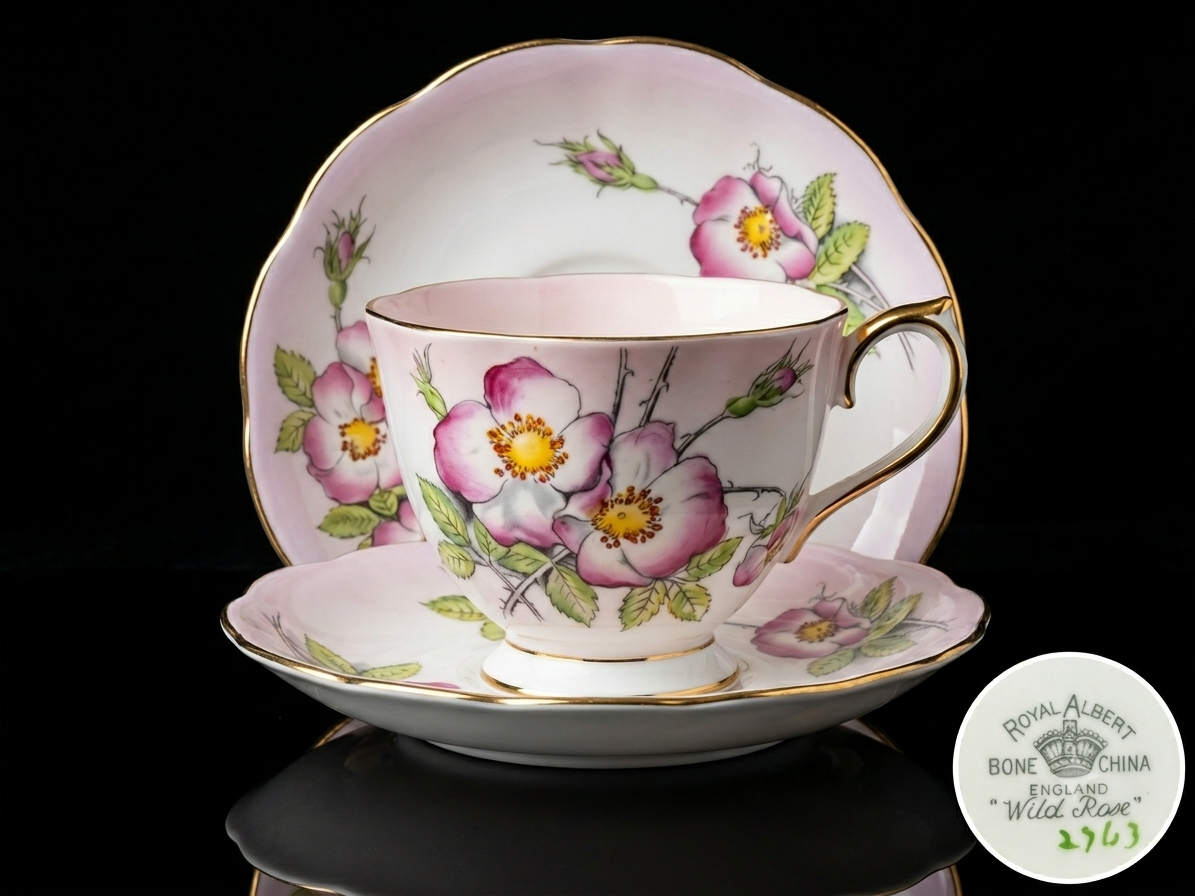 Teacups - Royal Albert Wild Rose