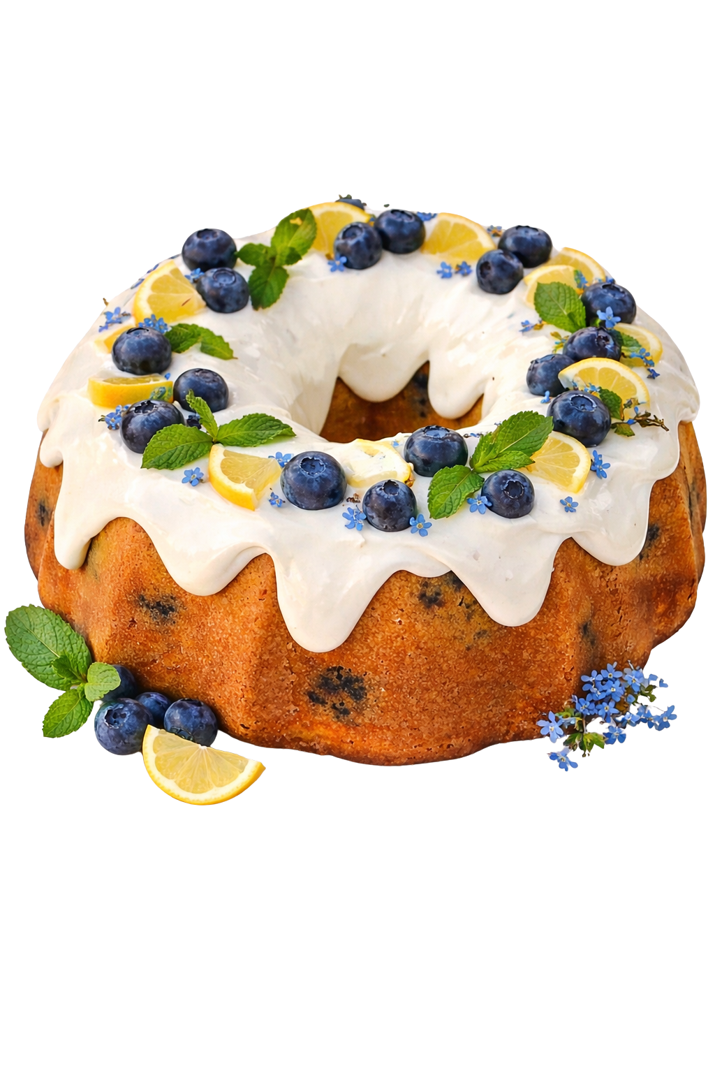 Lemon Blueberry Pound Cake