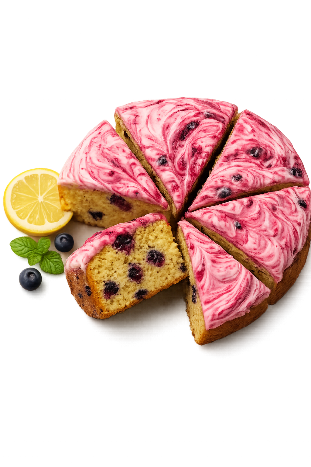 Blueberry Lemon Olive Oil Cake