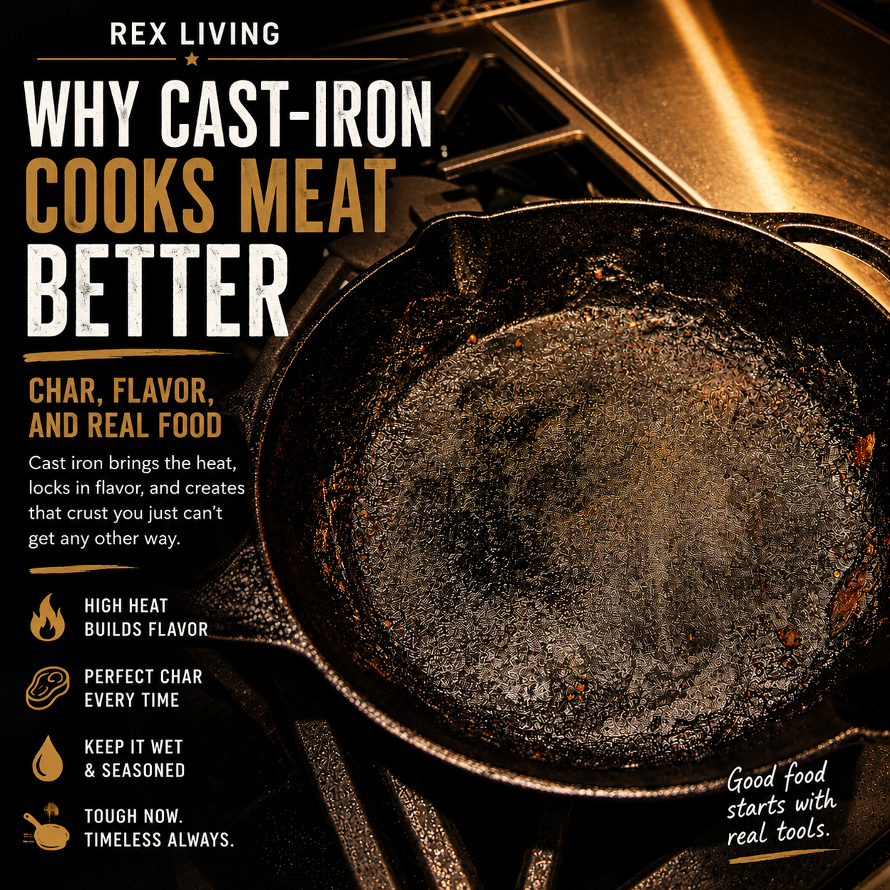 The Beauty of Cast Iron Cooking 