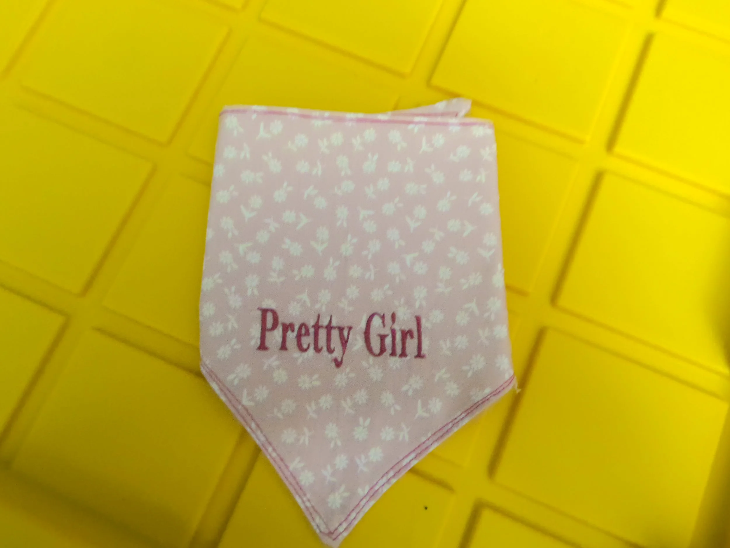 Handcrafted Embroidered Dog Bandana