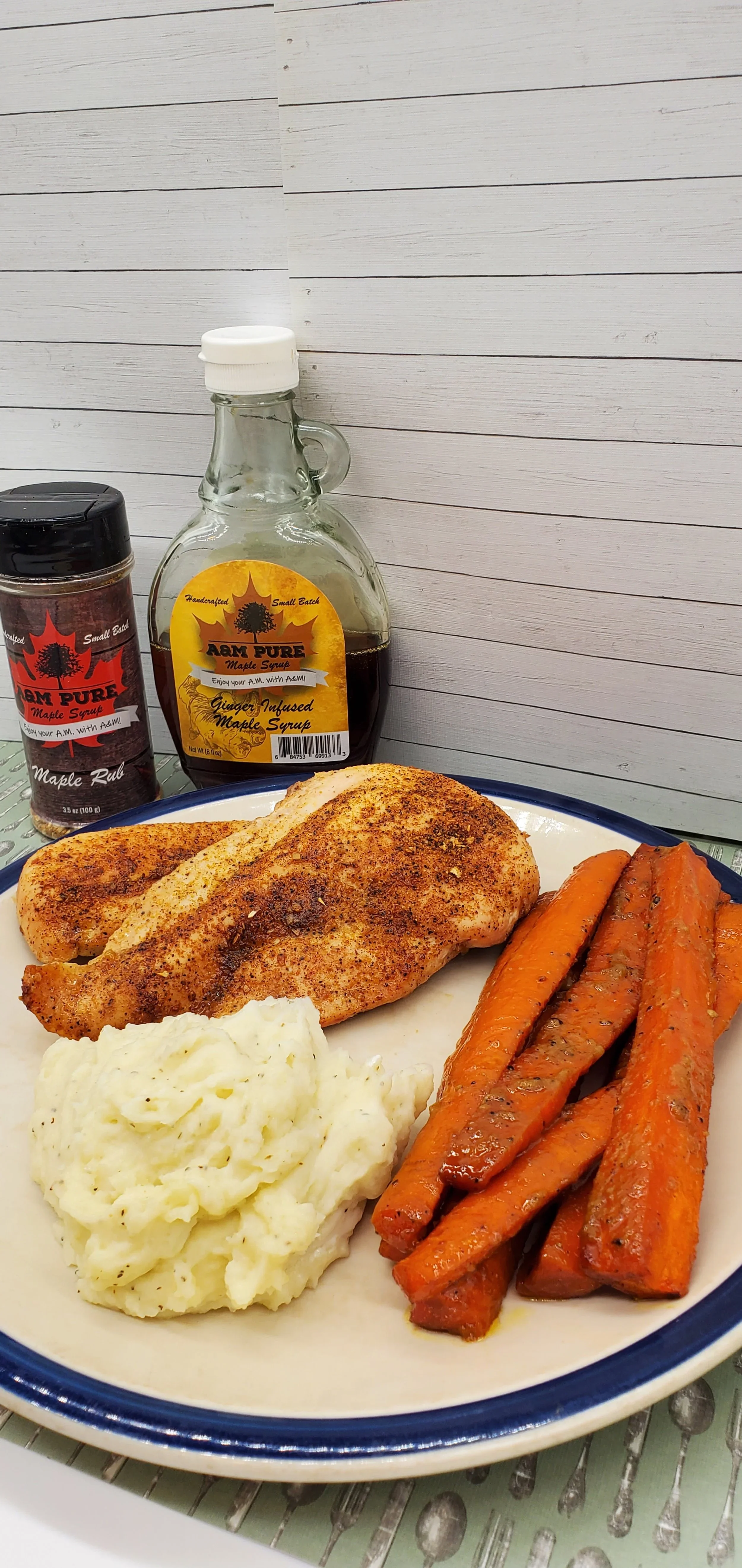 Maple Glazed Roasted Carrots