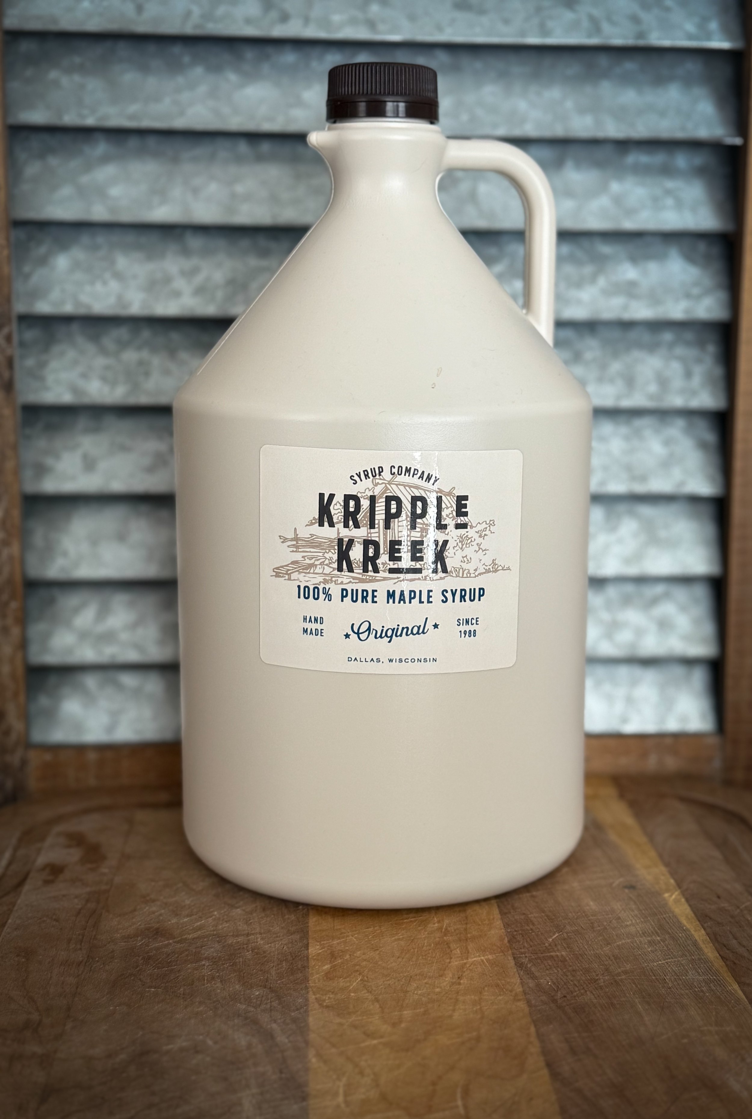 Kripple Kreek 100% Pure Maple Syrup- Gallon