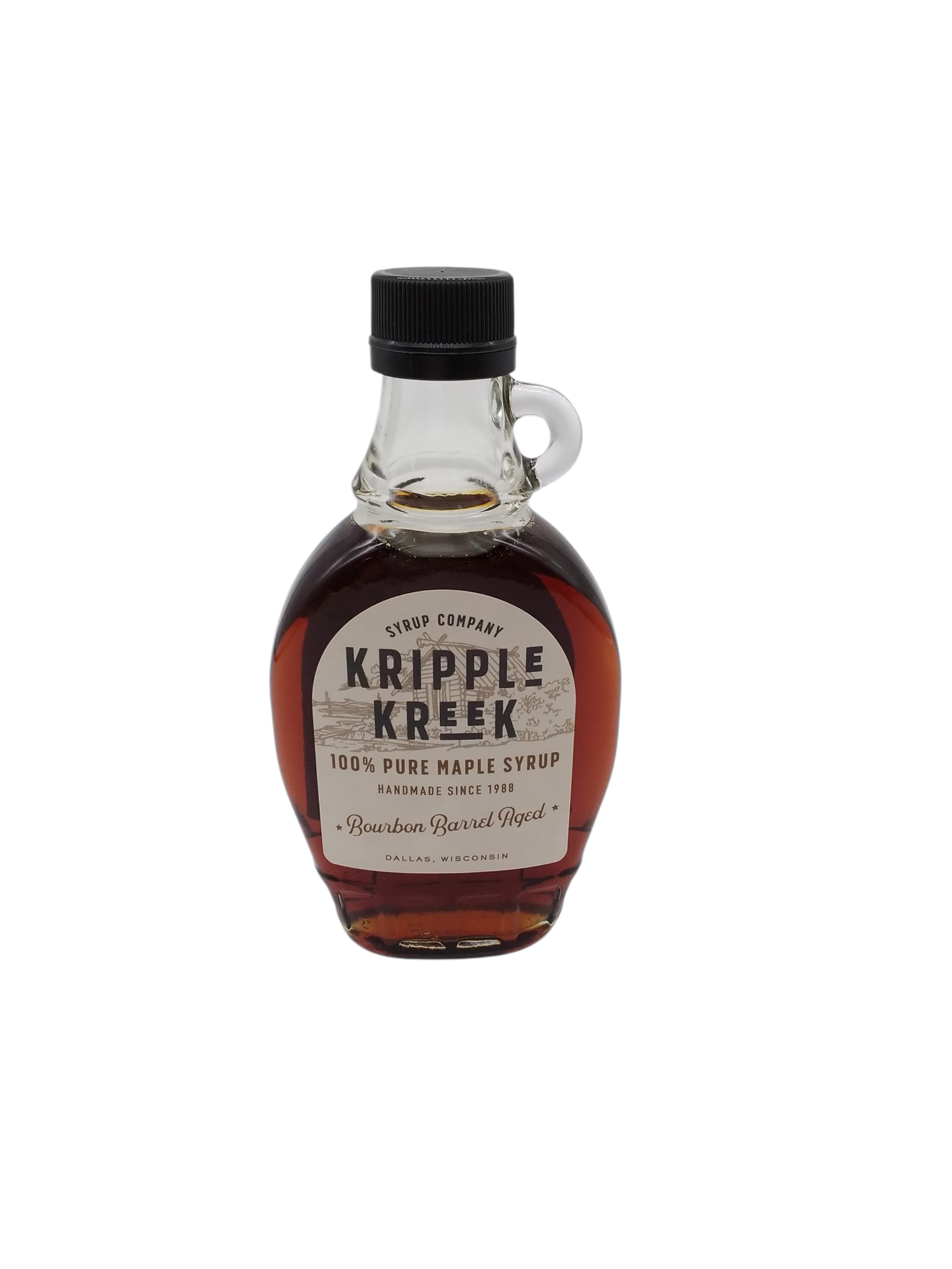 Kripple Kreek Bourbon Infused Maple Syrup- Half-Pint