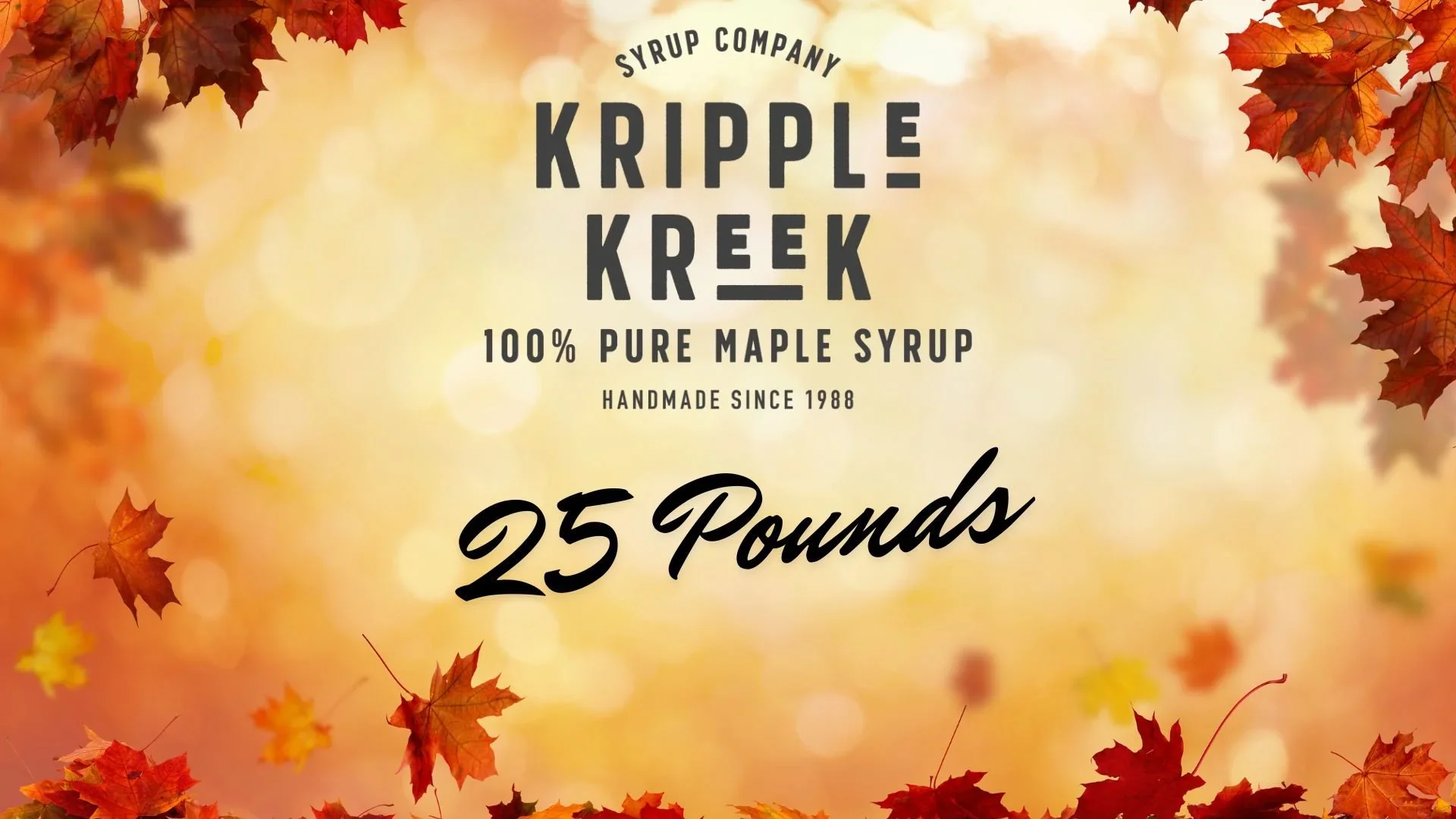 Kripple Kreek Pancake mix- 25lb Bag