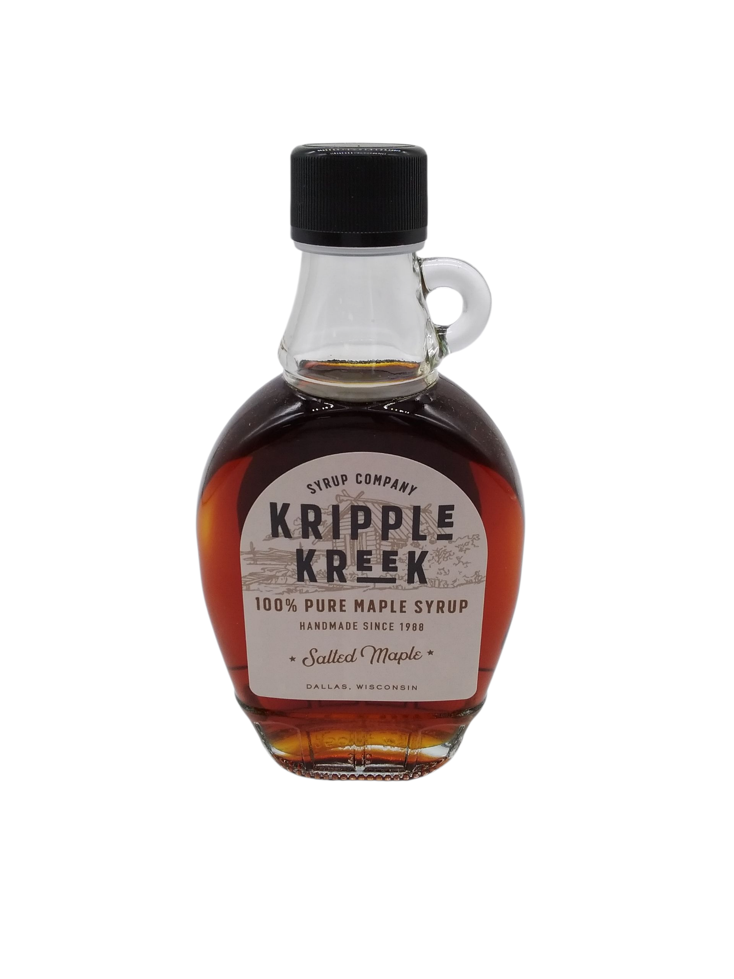 Kripple Kreek Salted Maple Syrup- Half-Pint