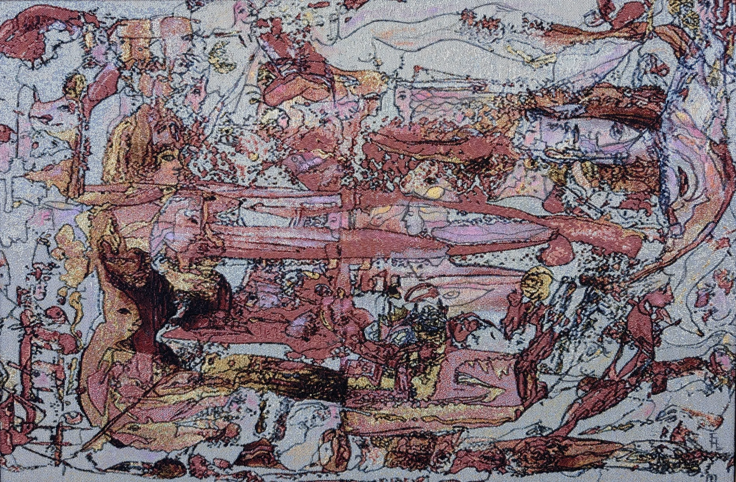 Yelena Lezhen, Strawberry Field, Tapestry, 24x36, $2000 .jpg