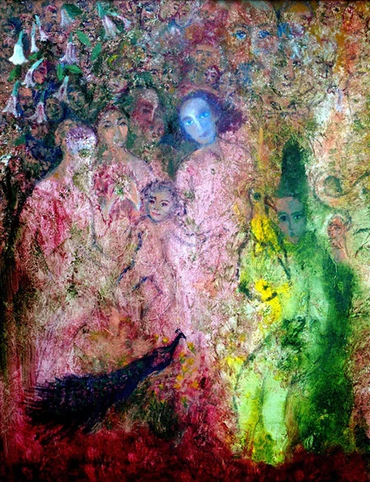 The Family, Acrylic on Canvas, 22"x28"