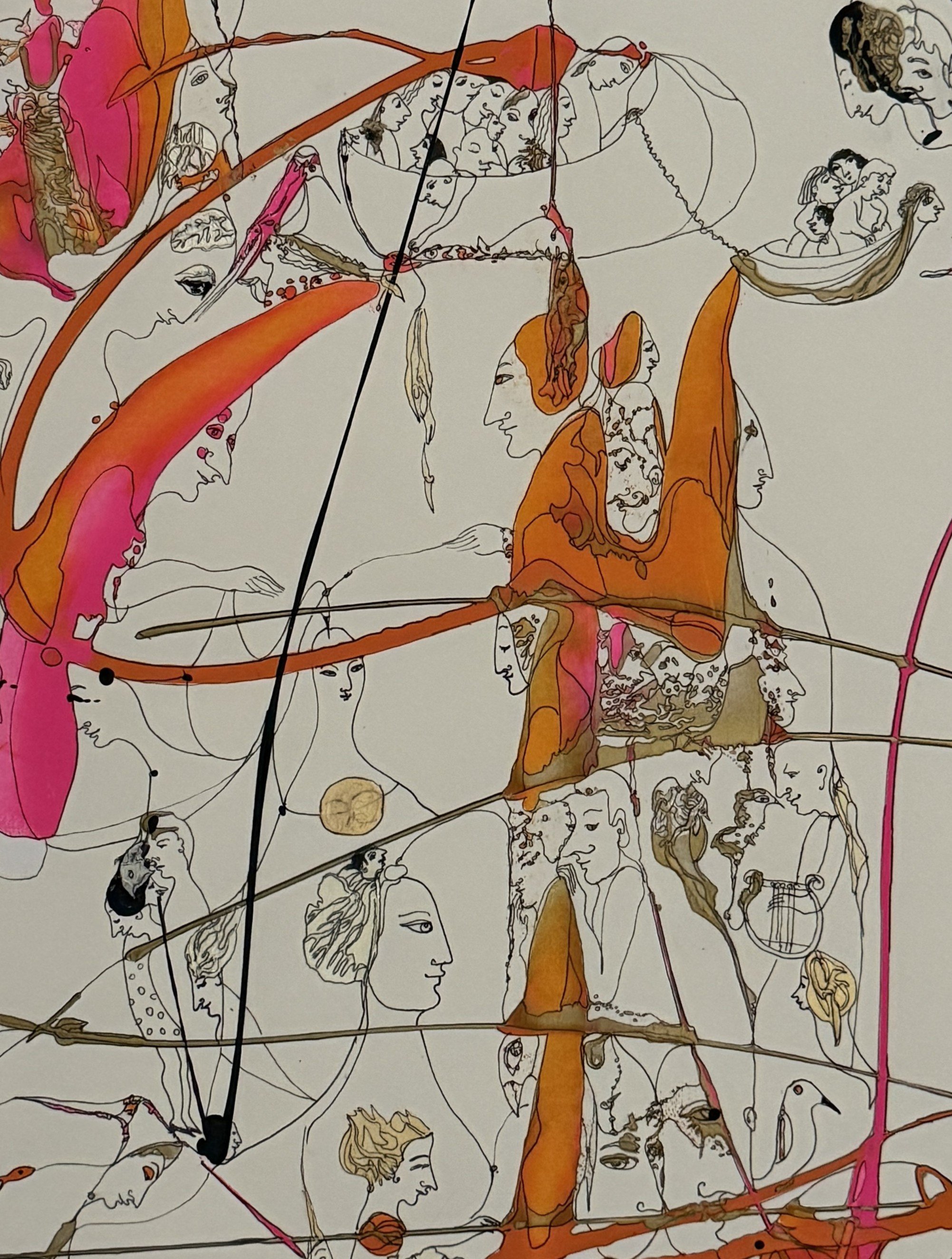 Torn Between Hopes, 30x22, 2025, Fragment1.JPG