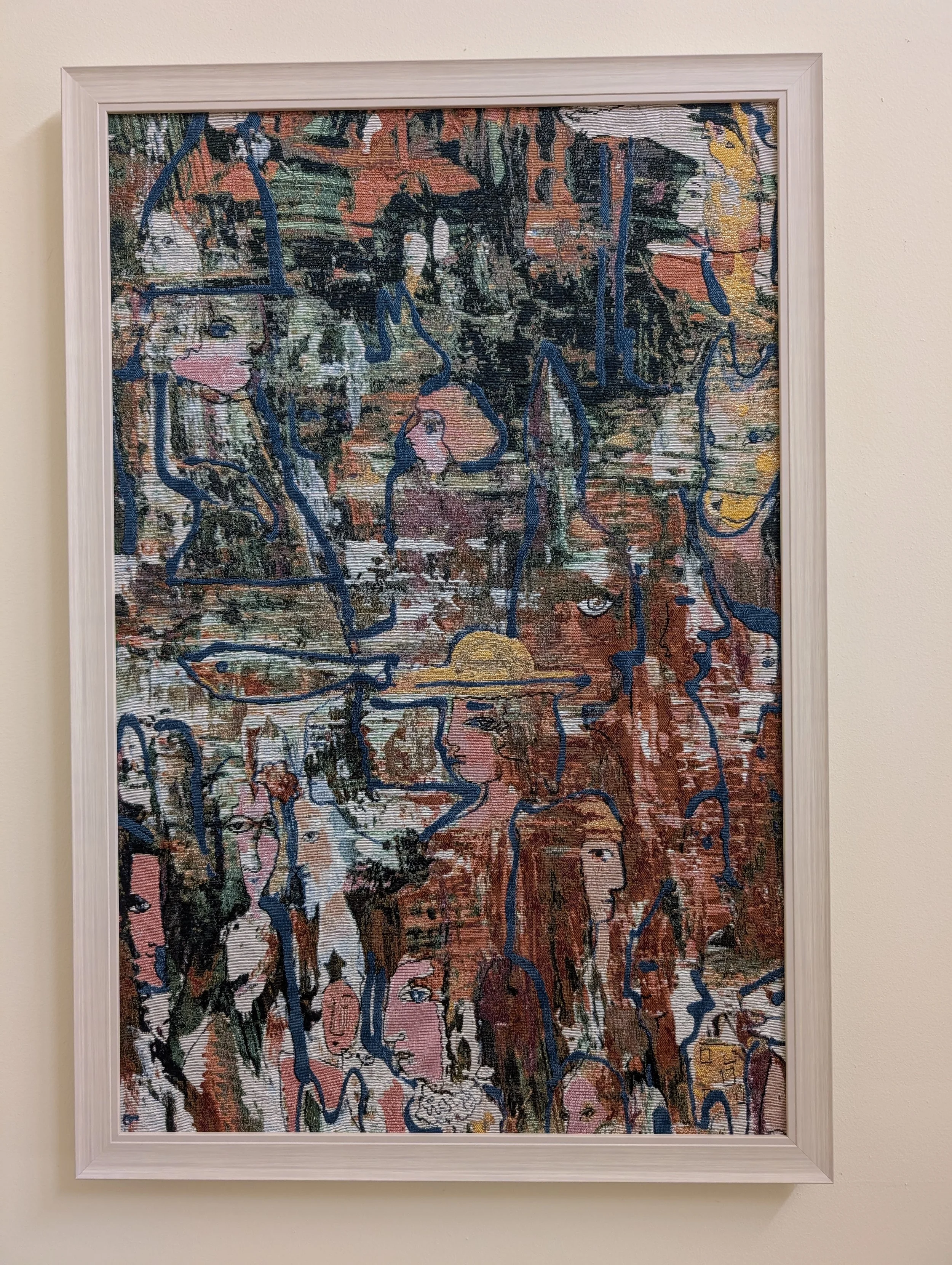 Yelena Lezhen, New York New York, Tapestry, 37x24 on the wall.jpg